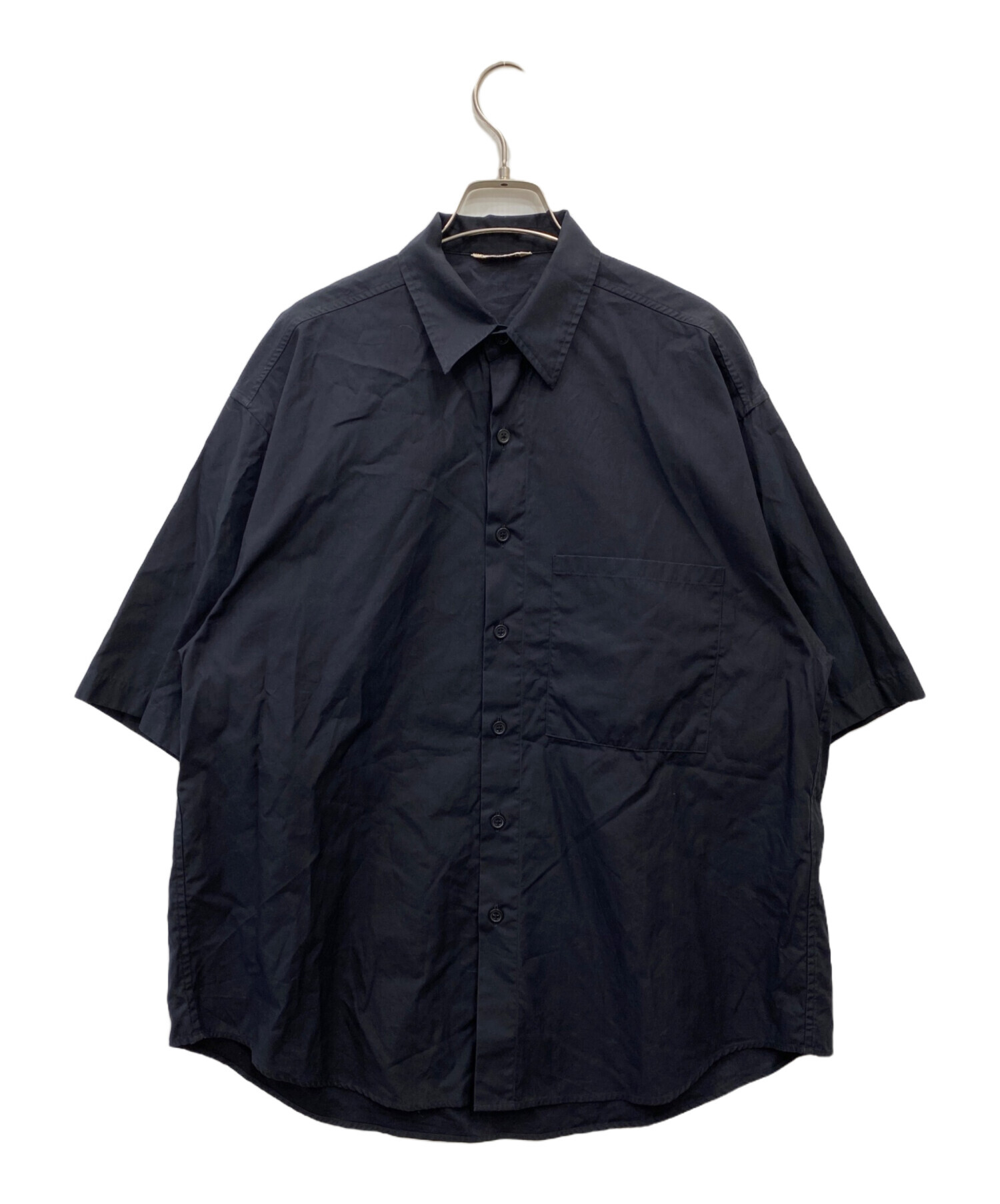 【SALE】AURALEE フィンクスツイル 半袖ビッグシャツ 中古・古着通販】AURALEE (オーラリー) フィンクスツイル ビッグ半袖