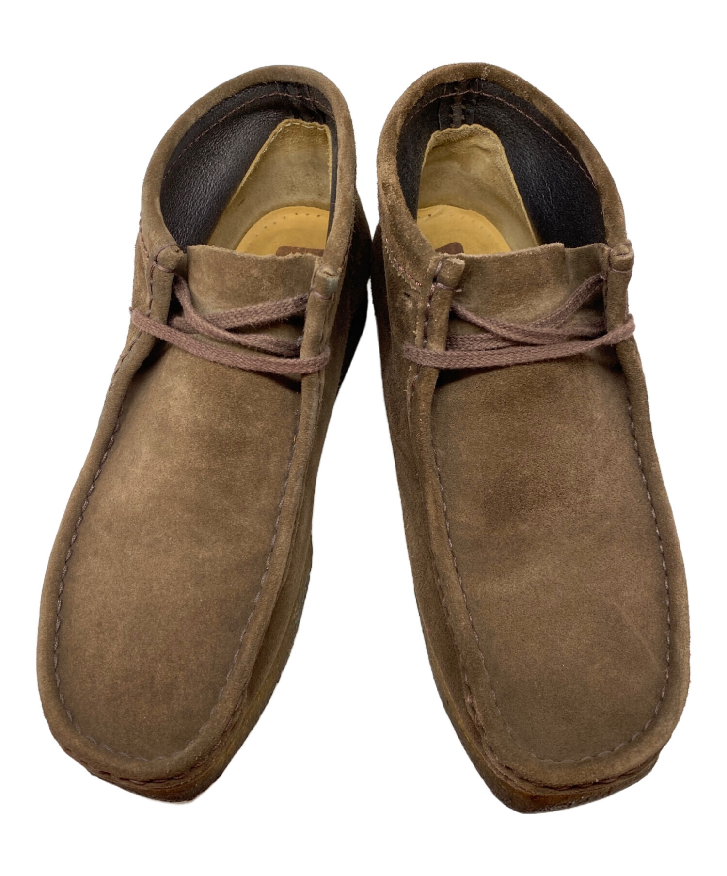 Clarks ブラウン 24.5㎝ 中古・古着通販】CLARKS (クラークス) ワラビーシューズ ブラウン