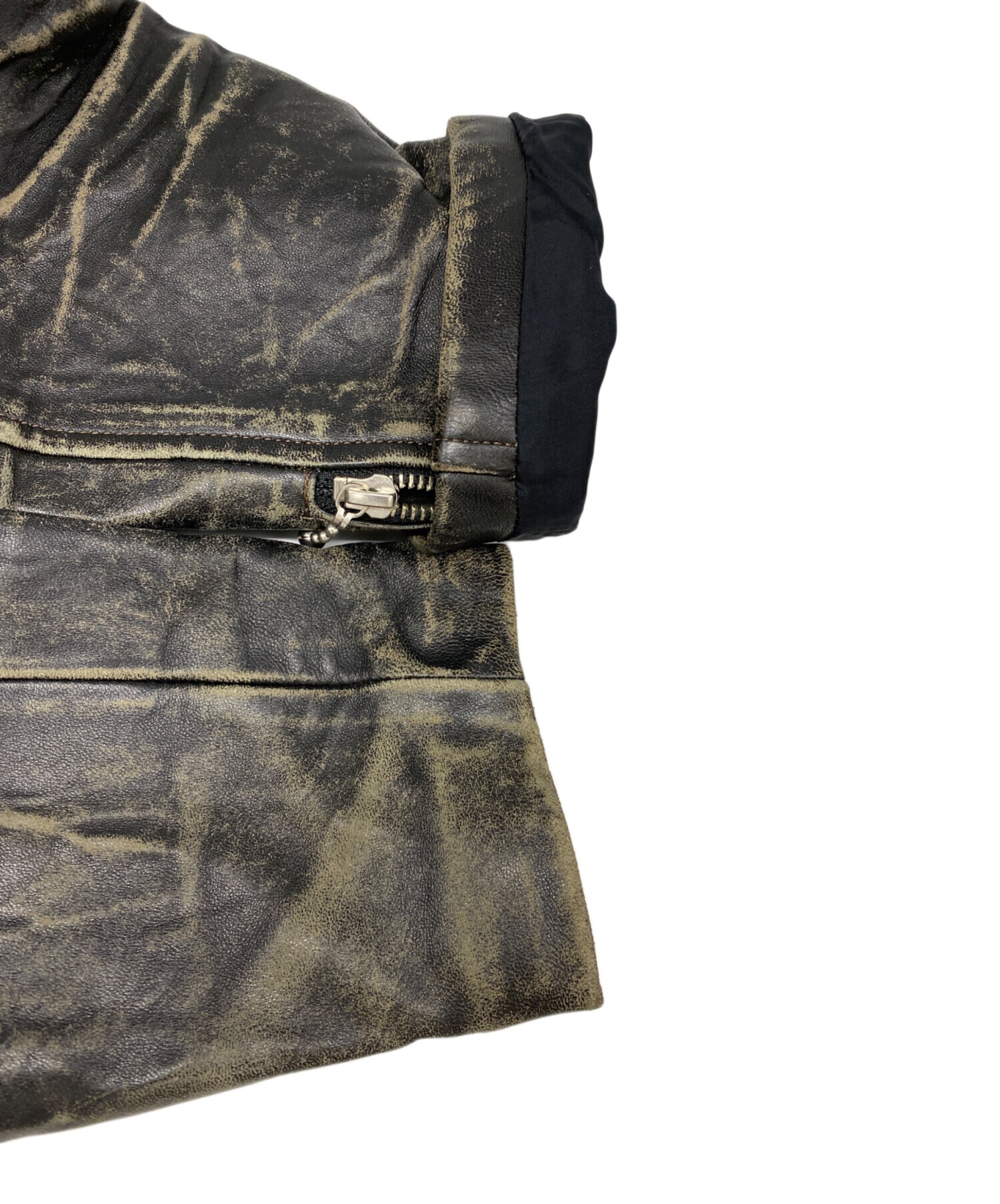 中古・古着通販】UNDERCOVER (アンダーカバー) 11AW 袖レザーダウン
