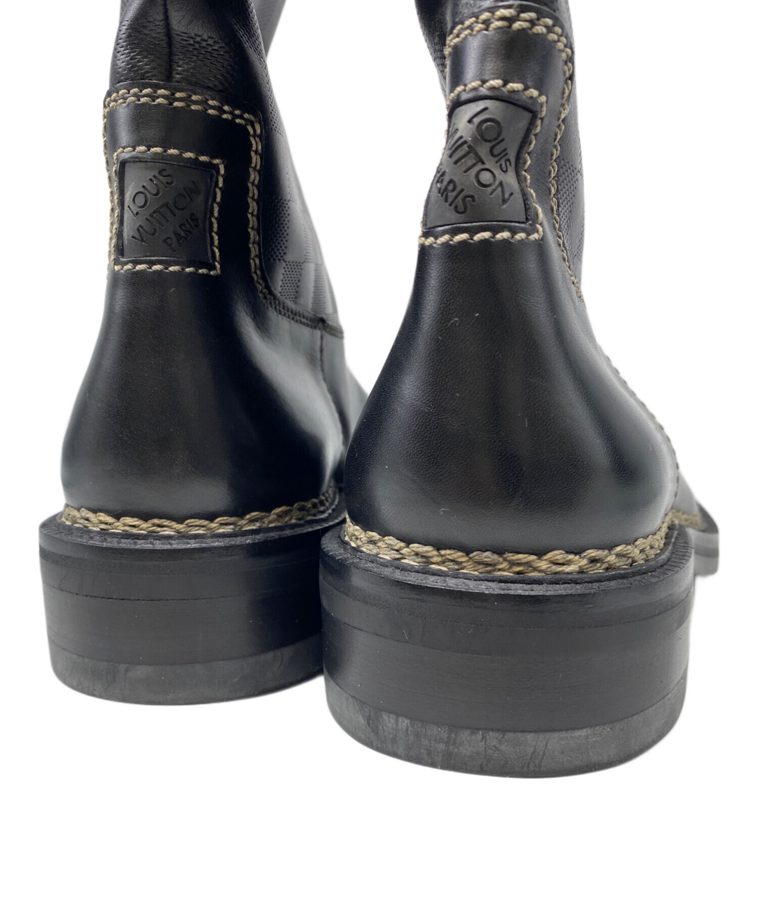 中古・古着通販】LOUIS VUITTON (ルイ ヴィトン) ダミエ ロングブーツ