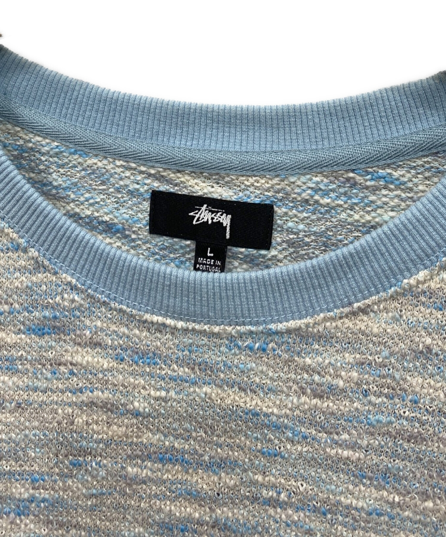 中古・古着通販】stussy (ステューシー) ニットベスト ブルー サイズ:L
