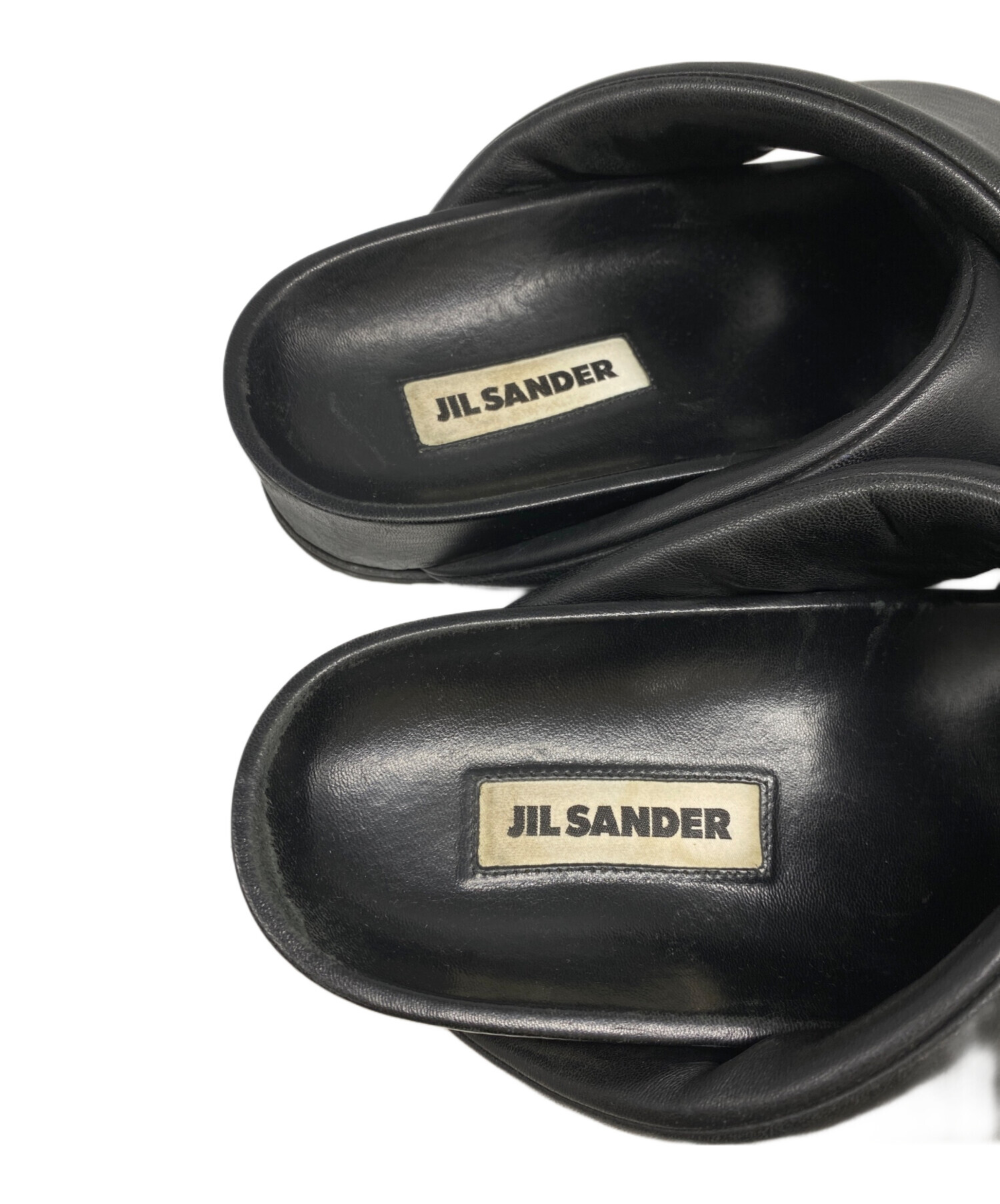 中古・古着通販】JIL SANDER (ジルサンダー) クロスストラップスライド