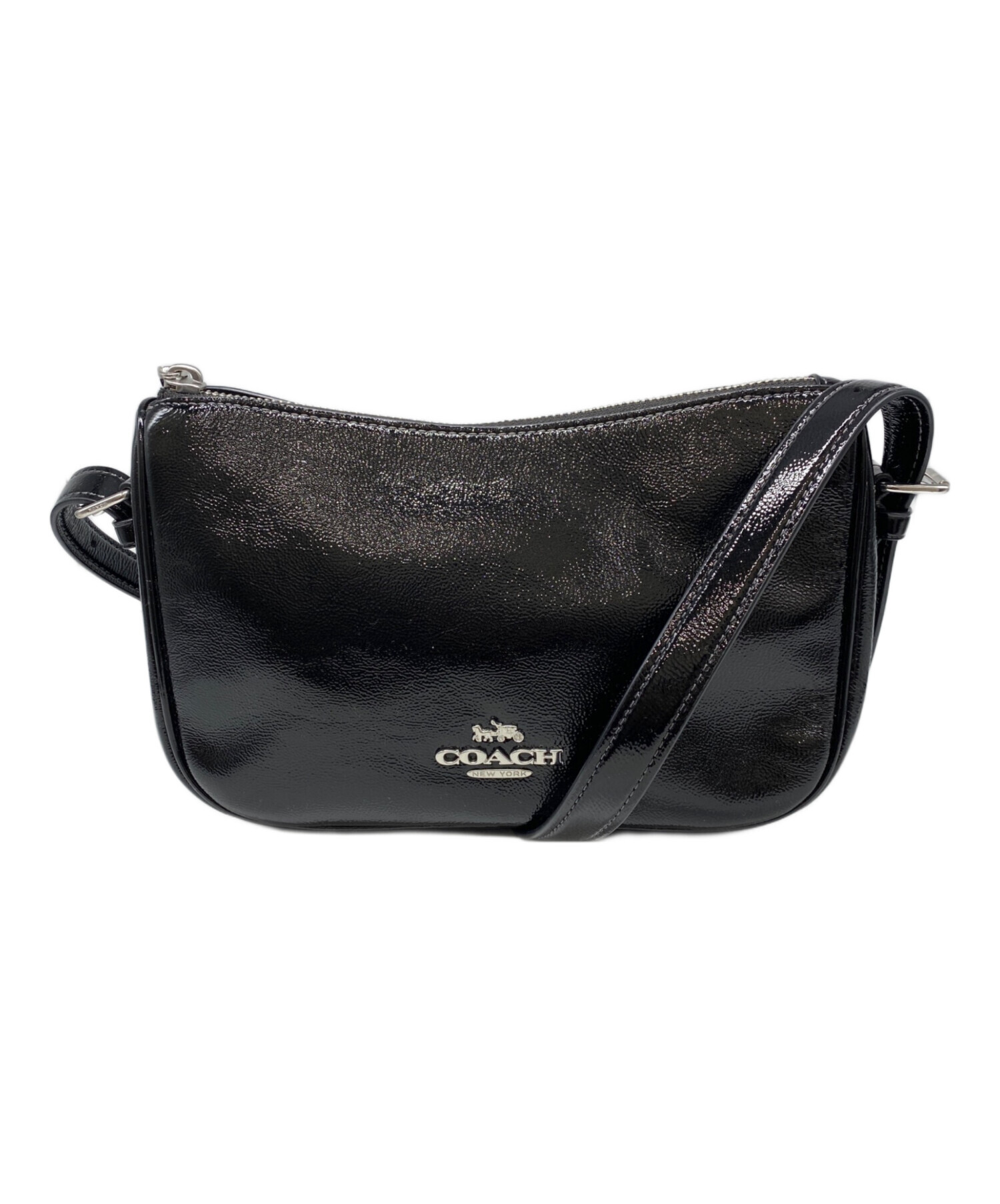 中古・古着通販】COACH (コーチ) ケイリー ショルダー バッグ ブラック 