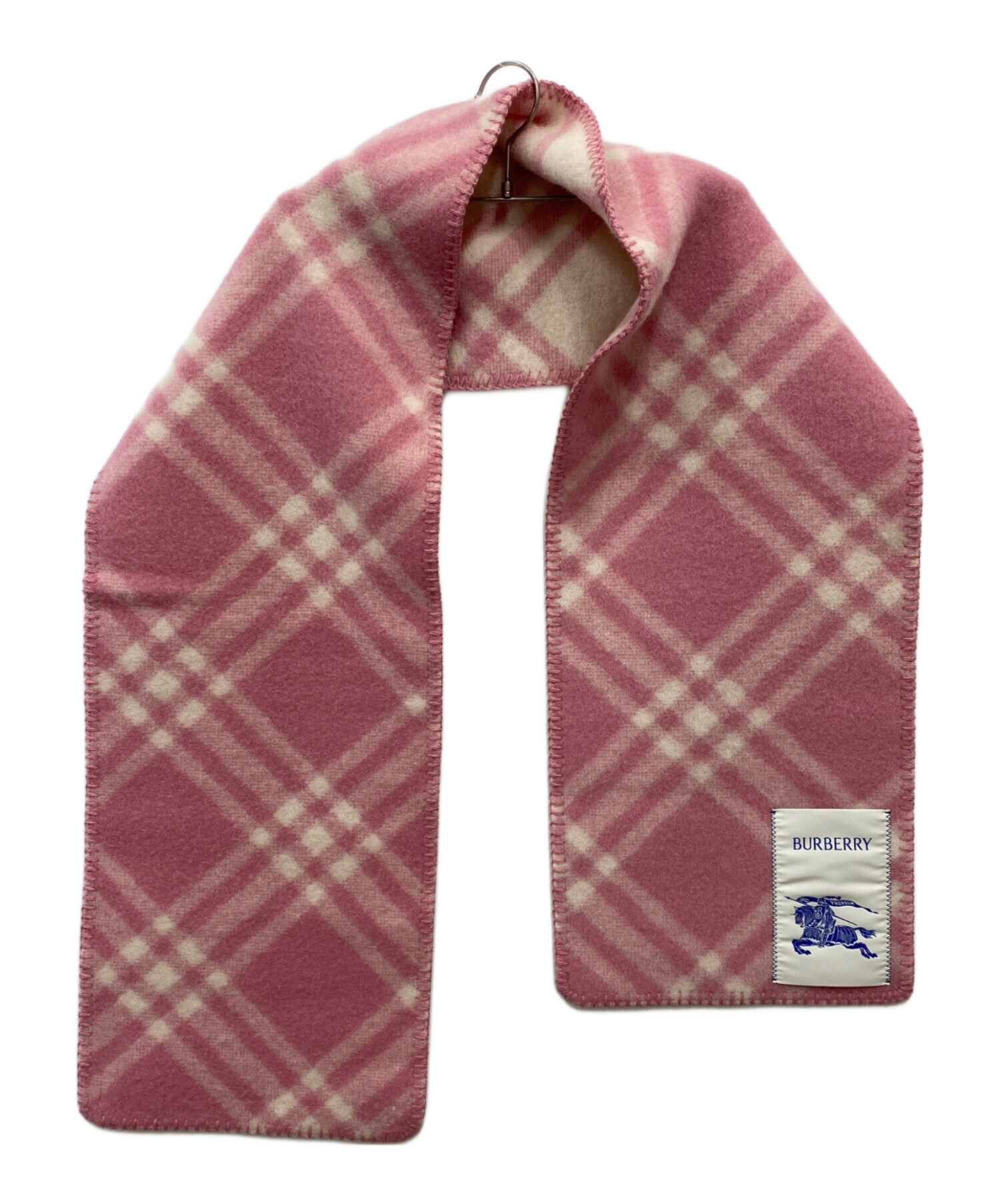 BURBERRY チェック ウール スカーフ 【最終価格】 中古・古着通販】BURBERRY (バーバリー) チェック ウールスカーフ