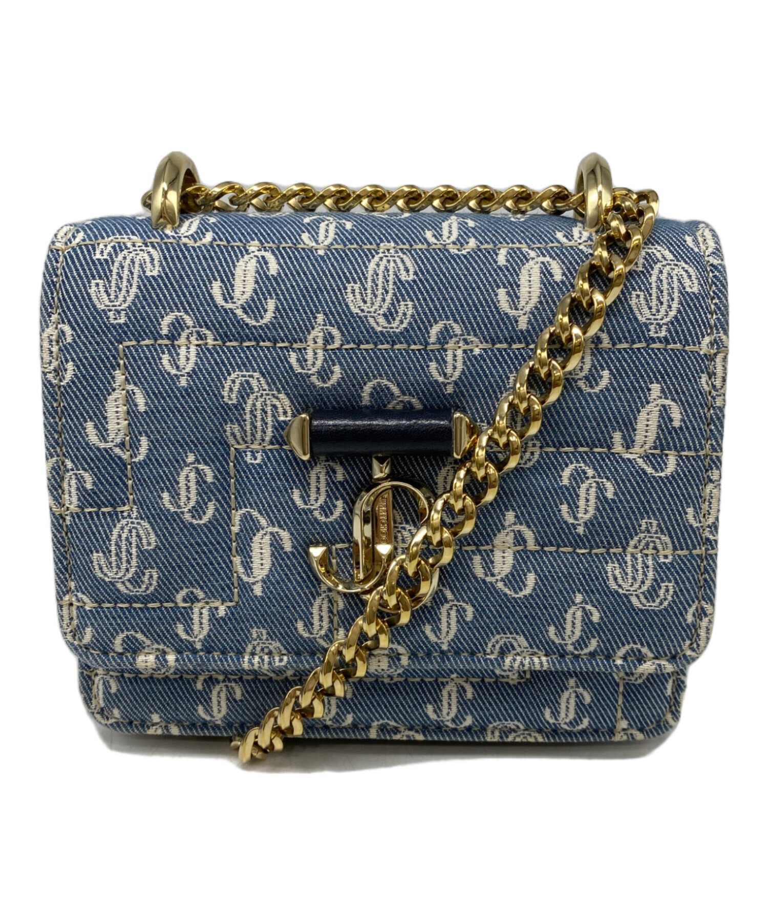 中古・古着通販】JIMMY CHOO (ジミーチュウ) JC総柄チェーンショルダー 