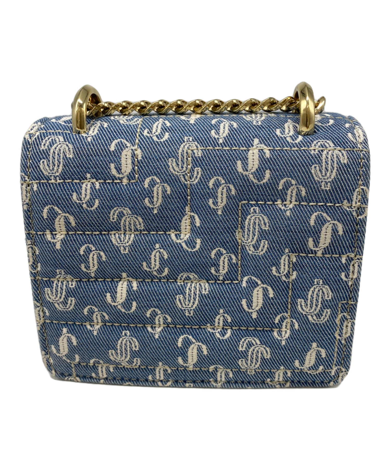 中古・古着通販】JIMMY CHOO (ジミーチュウ) JC総柄チェーンショルダー