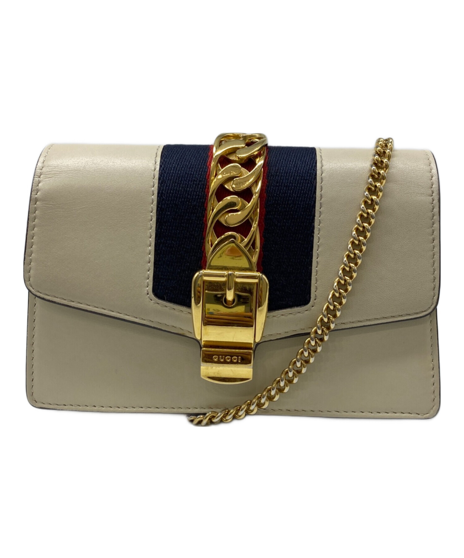 中古・古着通販】GUCCI (グッチ) シルヴィ ミニチェーンショルダー 