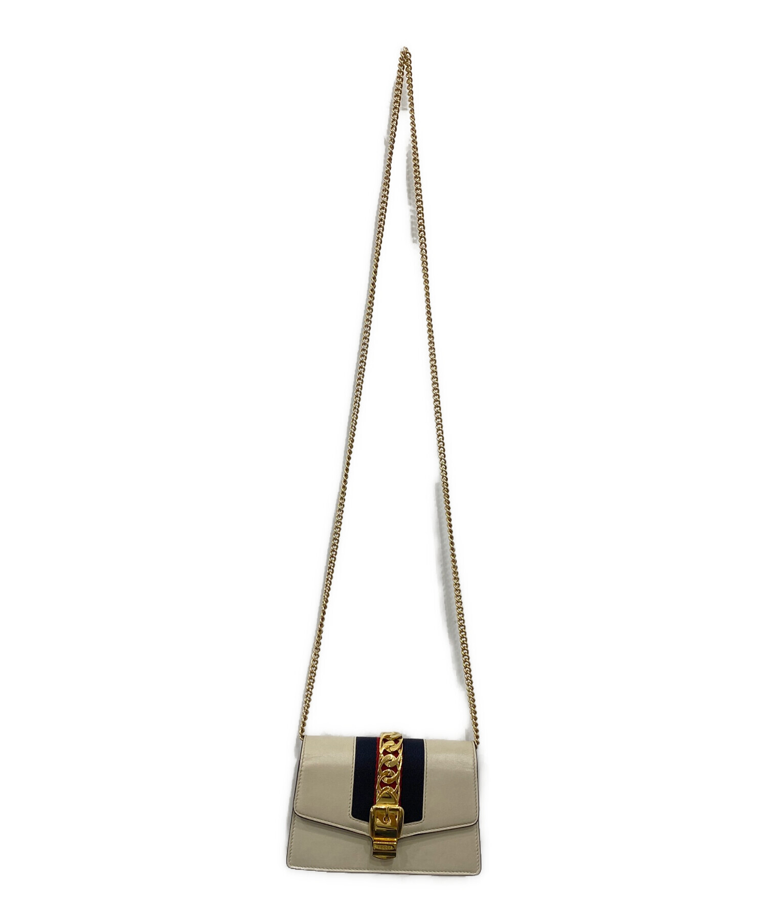 中古・古着通販】GUCCI (グッチ) シルヴィ ミニチェーンショルダー 