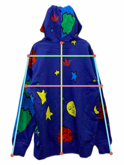 中古・古着通販】adidas (アディダス) Kerwin Frost Hoodie ブルー