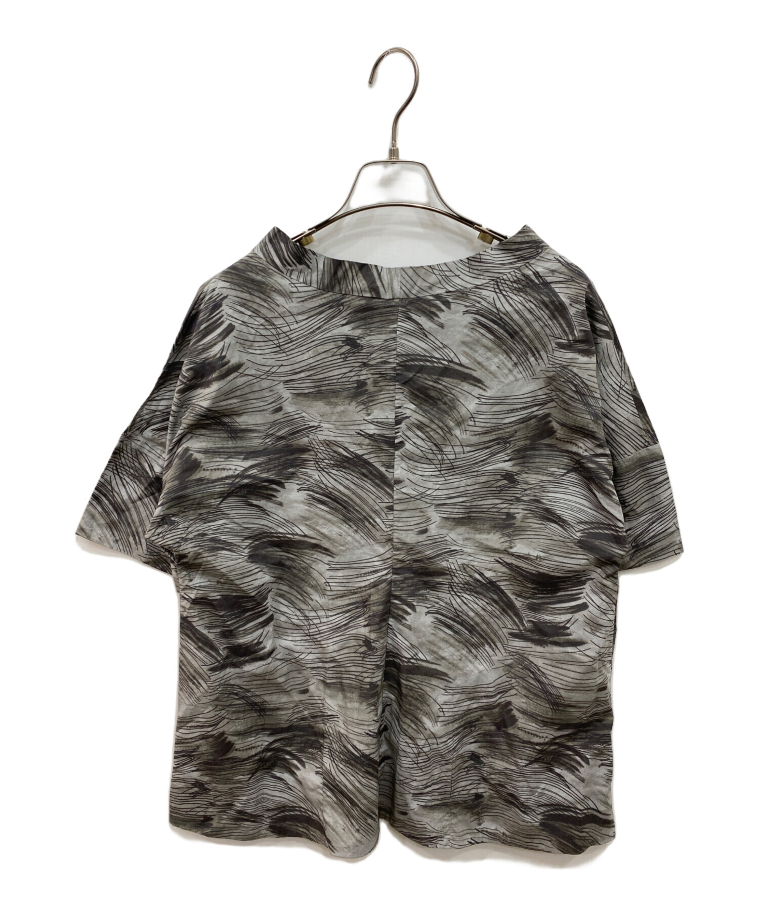 中古・古着通販】MARNI (マルニ) 半袖ブラウス グレー サイズ:42 