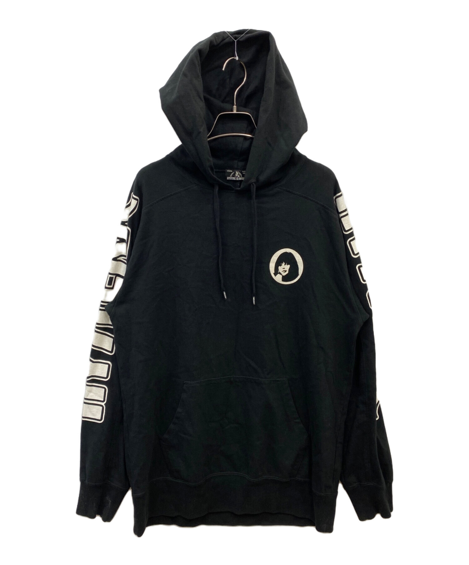 古*】様 HYSTERIC GLAMOUR パーカー 黒 中古・古着通販】Hysteric Glamour (ヒステリックグラマー) パーカー