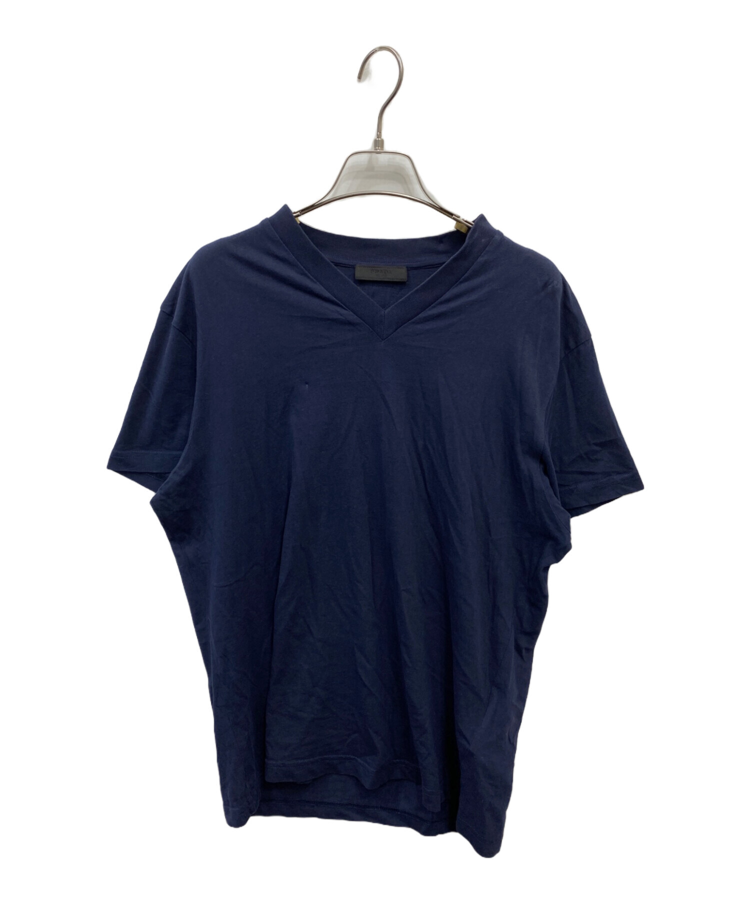 PRADA☆パックTシャツ 2枚☆紺Vネック☆Sサイズ新品 PRADA（