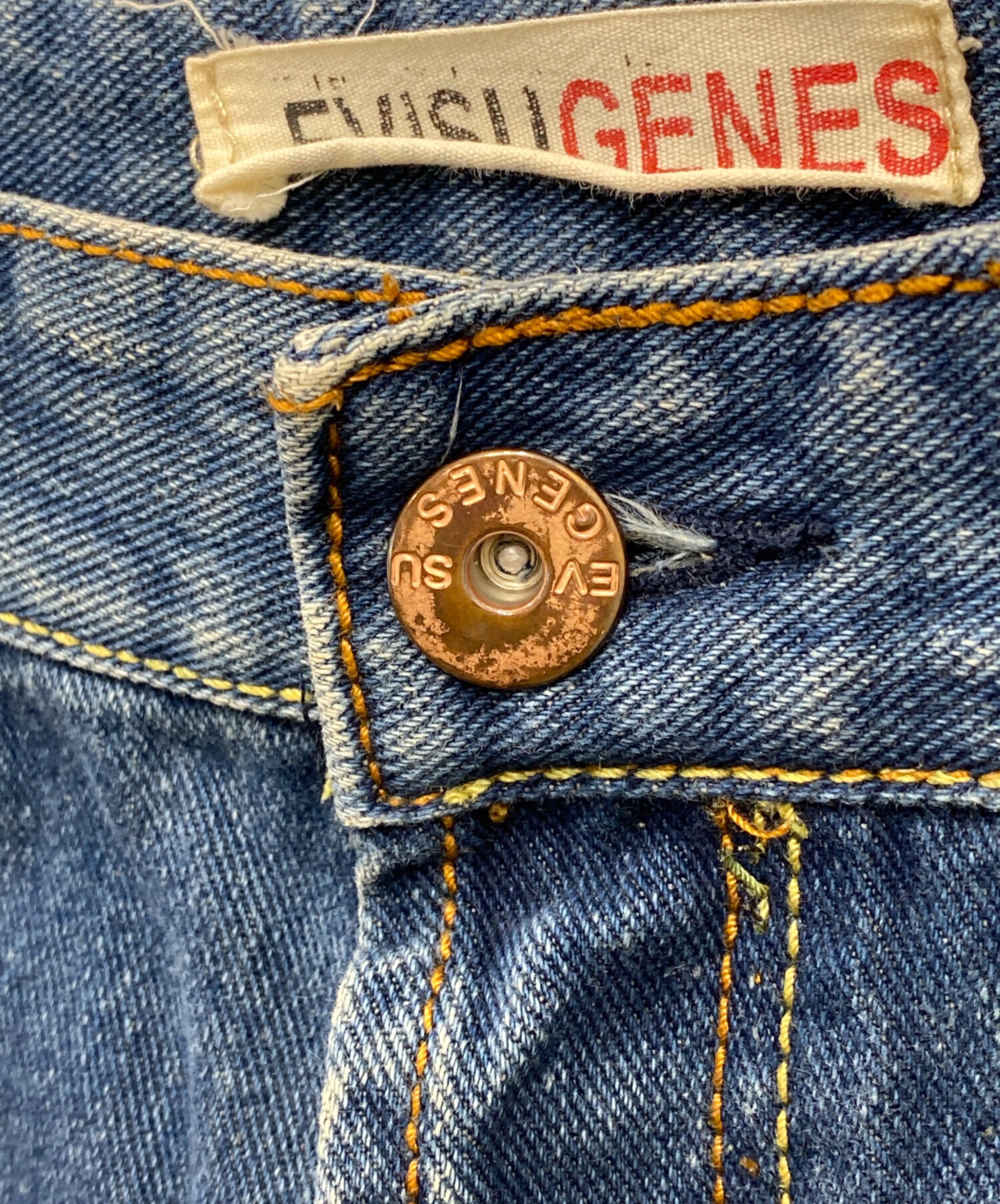 中古・古着通販】EVISU (エヴィス) 赤カモメデニムパンツ インディゴ