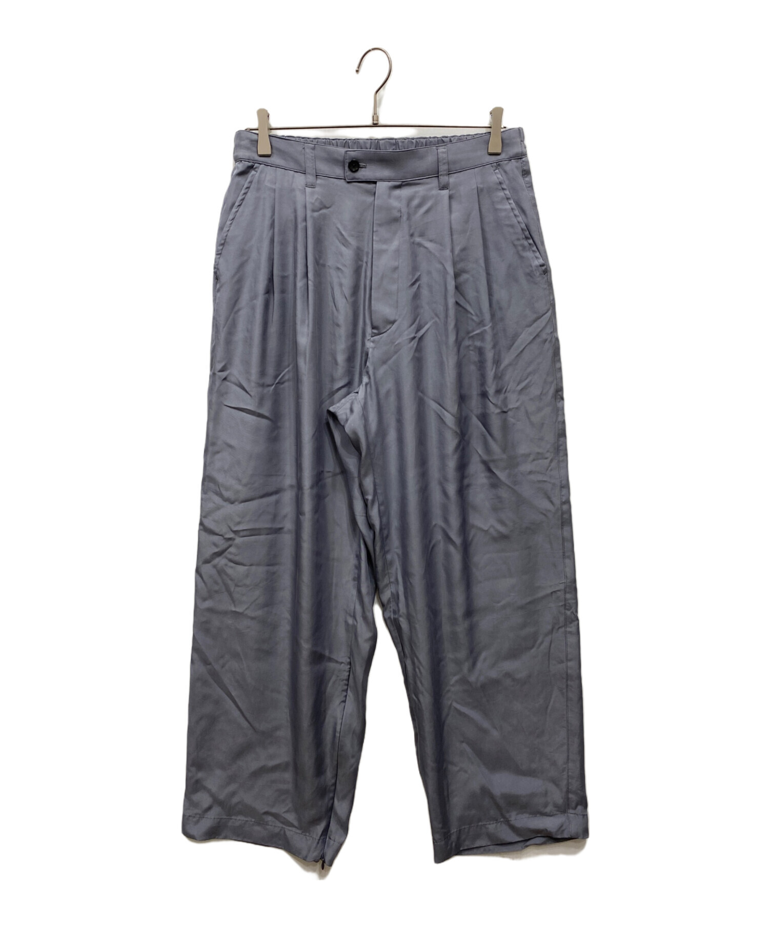 中古・古着通販】stein (シュタイン) CUPRO WIDE EASY TROUSERS グレー
