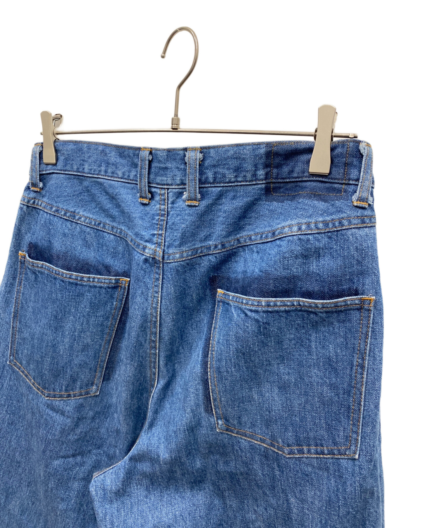 中古・古着通販】stein (シュタイン) RECONSTRUCTION WIDE DENIM JEANS 