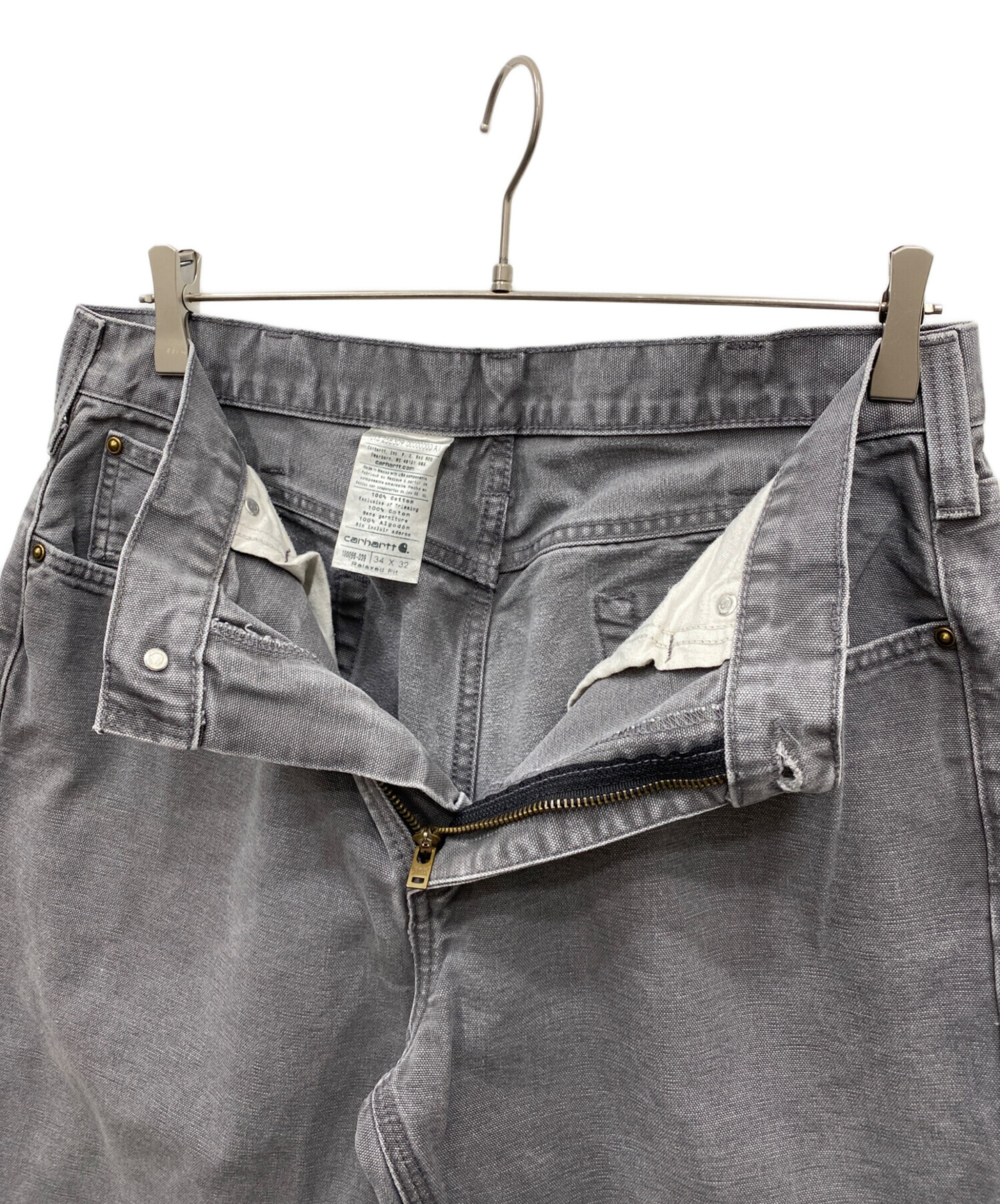 中古・古着通販】CarHartt (カーハート) デニムパンツ グレー サイズ 