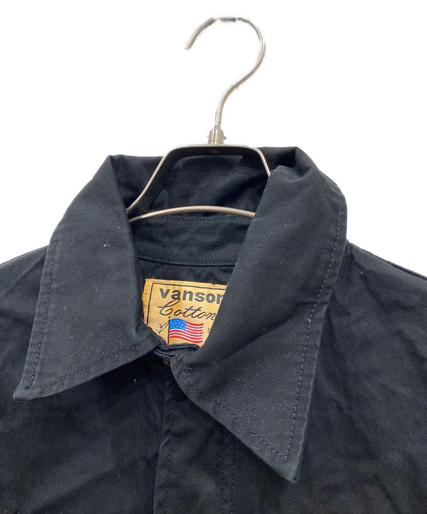 中古・古着通販】VANSON (バンソン) スカル刺繍 オールインワン つなぎ