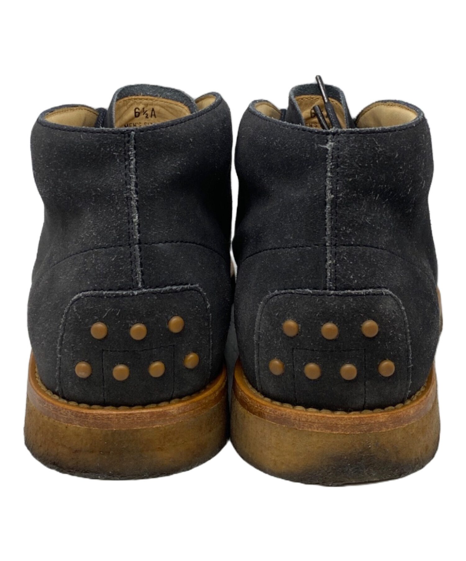 TOD'S スエード チャッカブーツ ネイビー系 中古・古着通販】TOD'S (トッズ) チャッカーブーツ ネイビー×ブラウン
