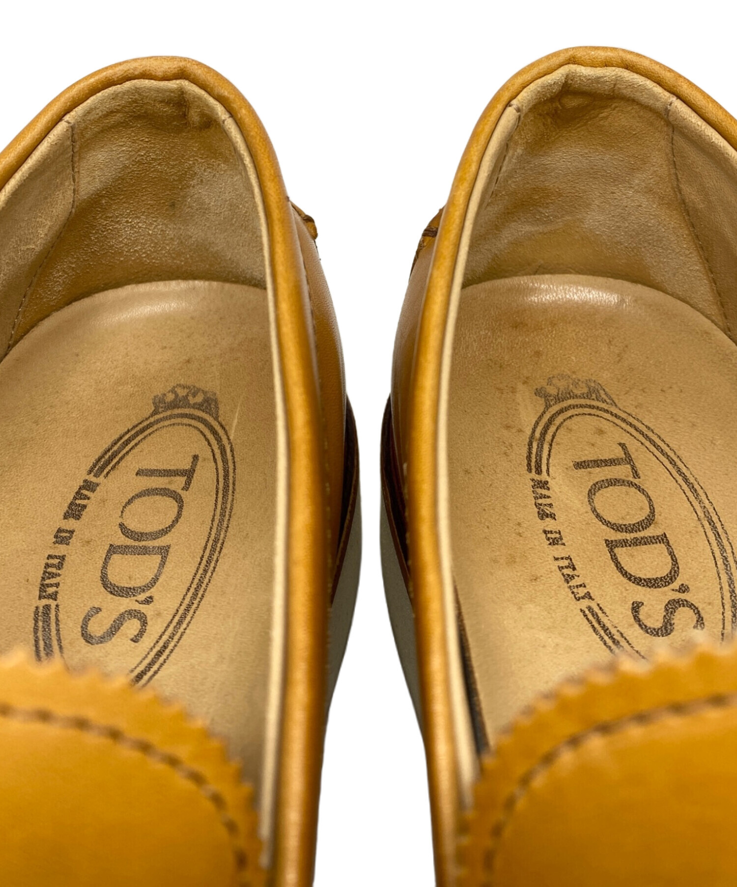 中古・古着通販】TOD'S (トッズ) コインローファー ベージュ サイズ