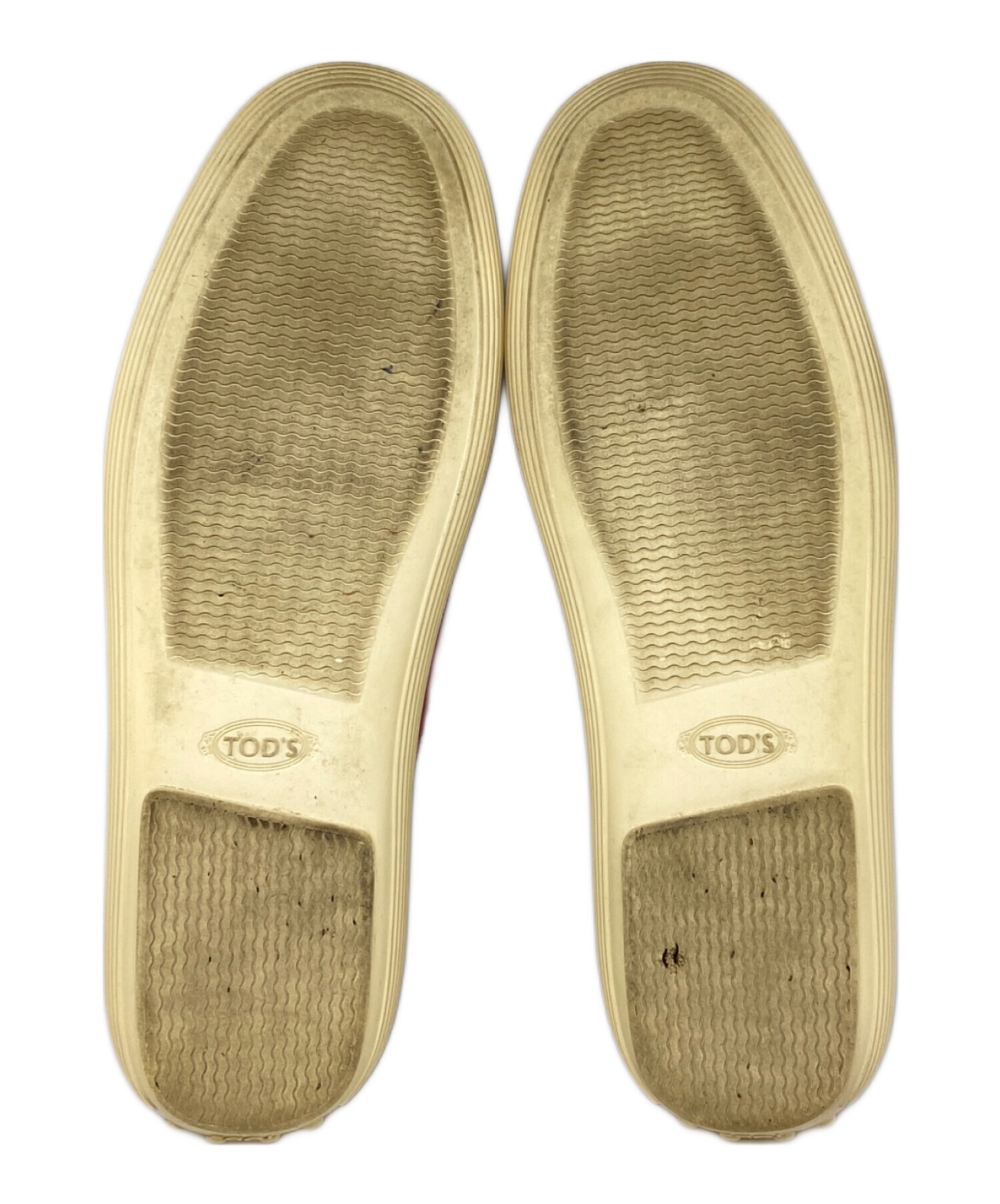 中古・古着通販】TOD'S (トッズ) デッキシューズ レッド サイズ:7