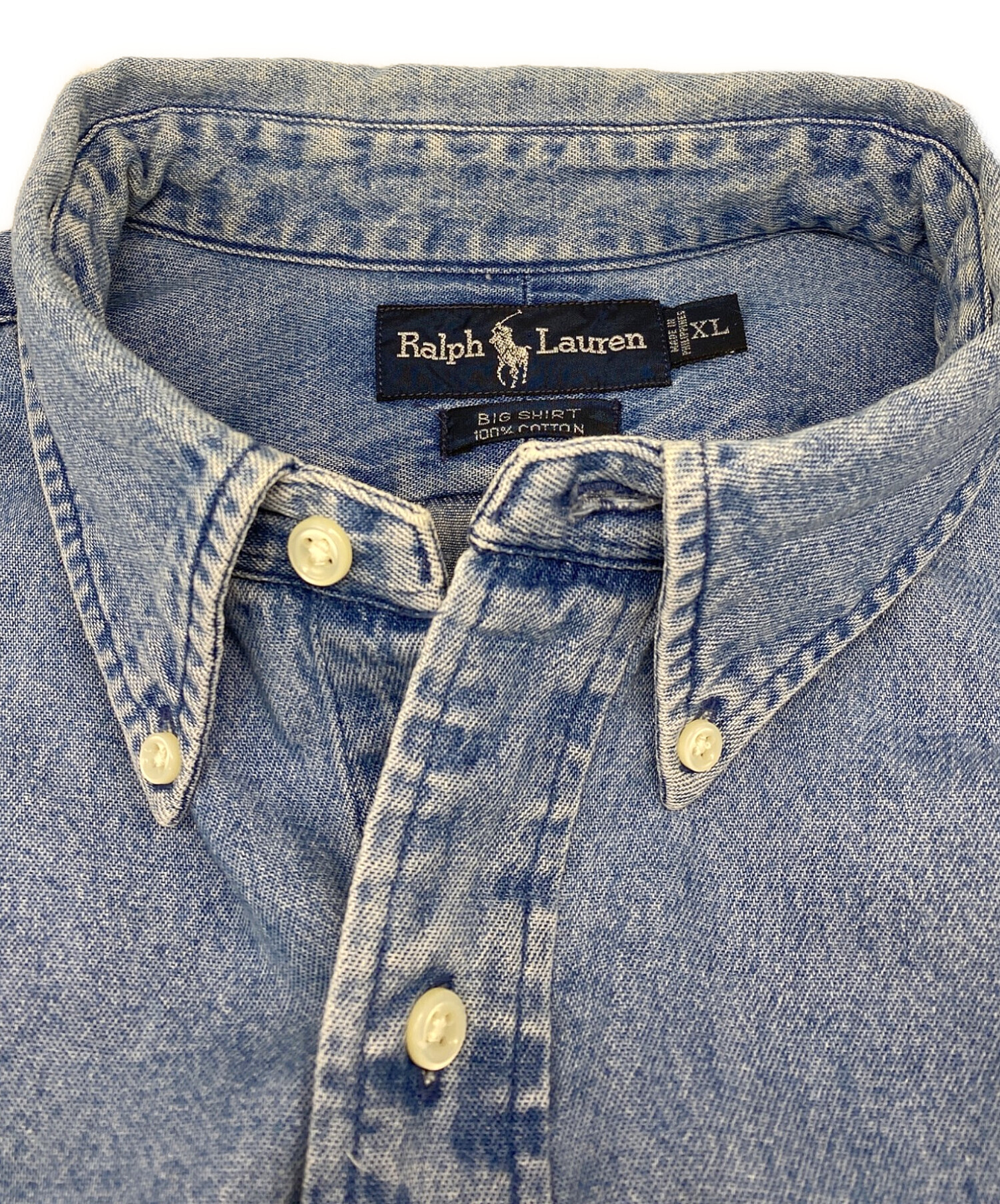 中古・古着通販】RALPH LAUREN (ラルフローレン) 90sデニムシャツ