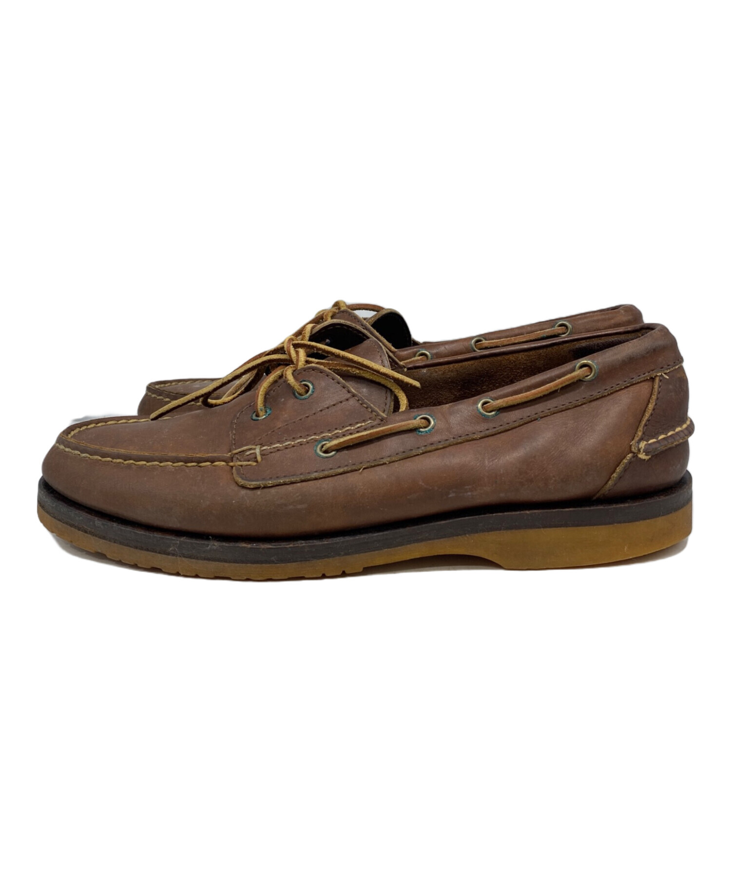早い者勝ち　RED WING スエード デッキシューズ ベージュ 10D 28㎝ 中古・古着通販】RED WING (レッドウィング) ワバシャ