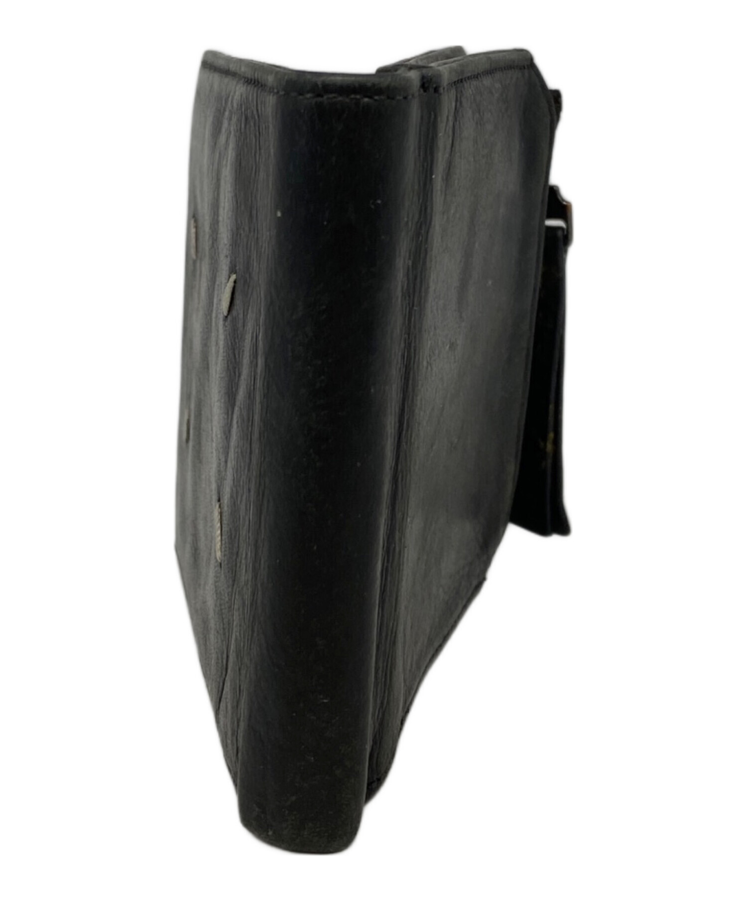 【最終値下げ】Maison Margiela バイフォールドウォレット　黒 中古・古着通販】Maison Margiela (メゾンマルジェラ) バイフォールド