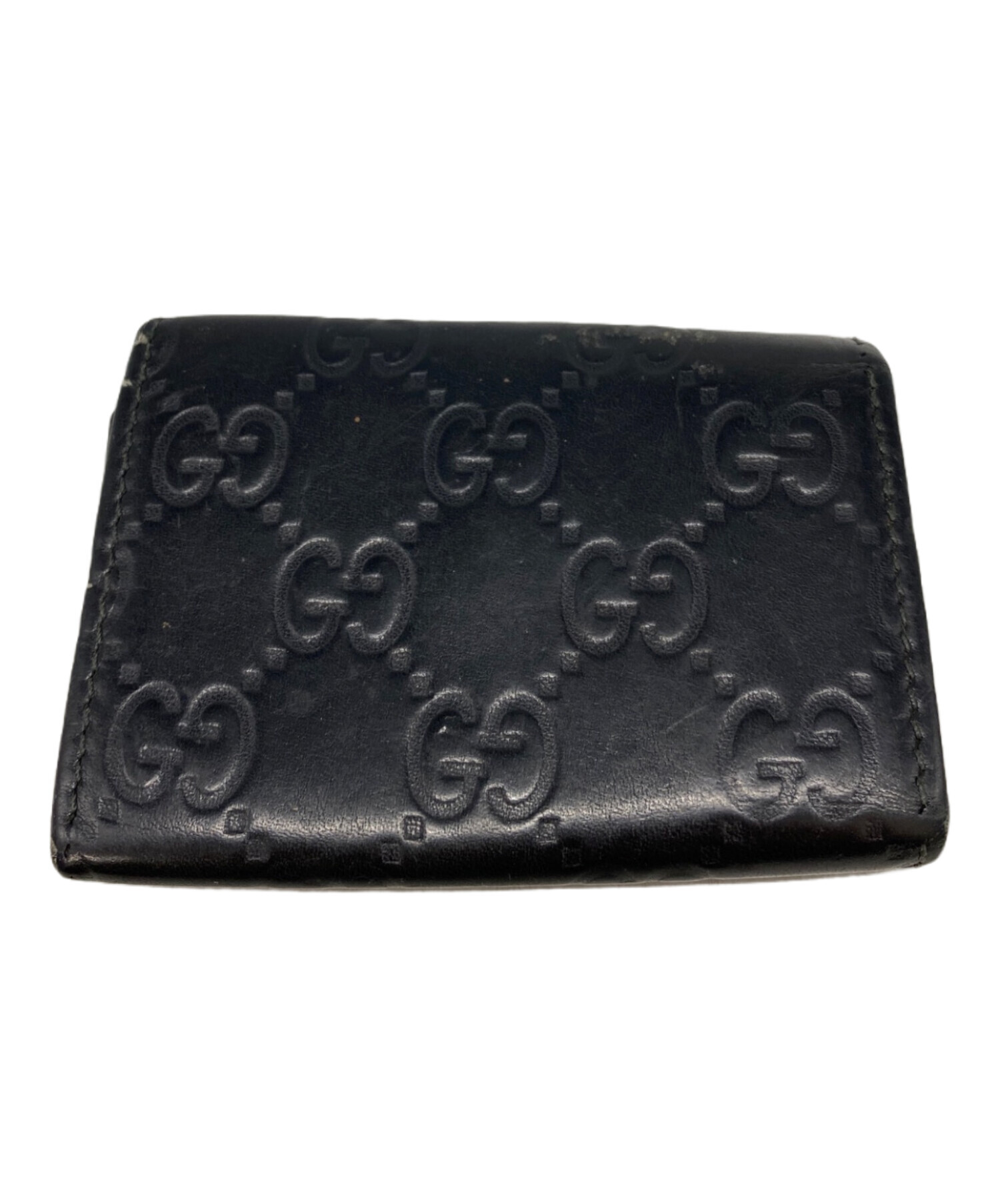 中古・古着通販】GUCCI (グッチ) グッチシマ6連キーケース ブラック