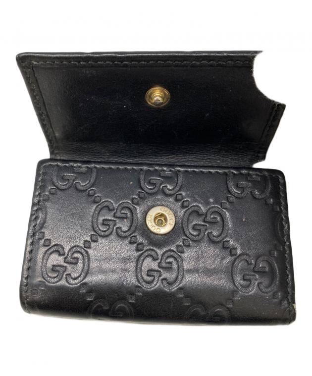 中古・古着通販】GUCCI (グッチ) グッチシマ6連キーケース ブラック