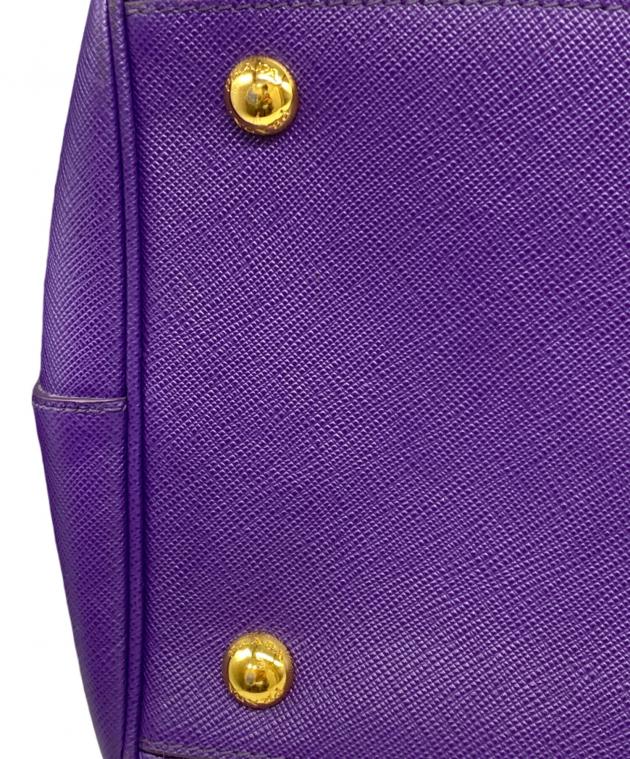 中古・古着通販】PRADA (プラダ) サフィアーノレザーがま口バック