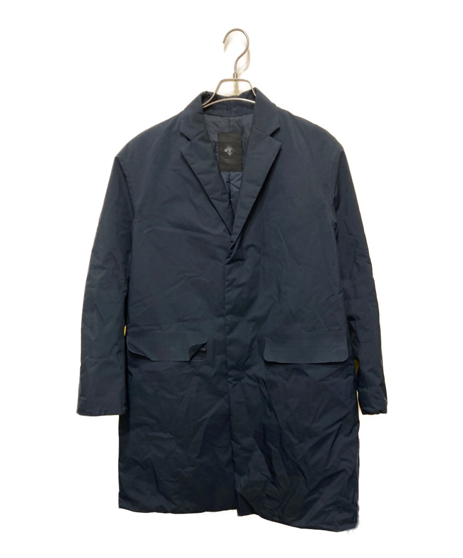 デサント PAUSE ダウンコート チェスター S ネイビー DUI3754 【公式通販】