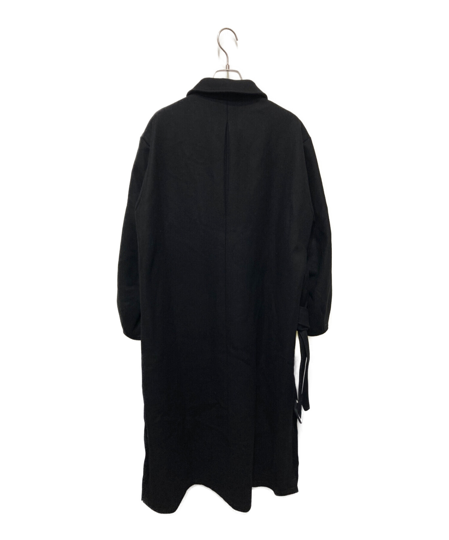 foufou side slit belted coat