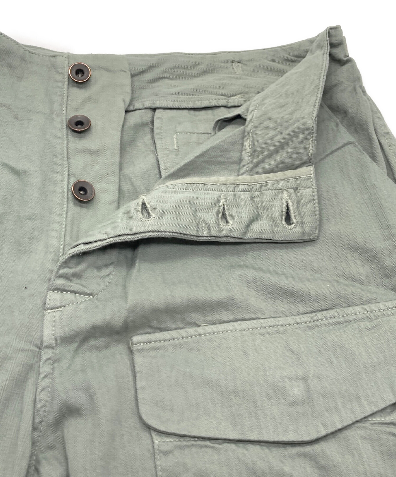 blurhms ブラームス<br>カーゴパンツ メンズ 3(L位) 白<br>【中古  