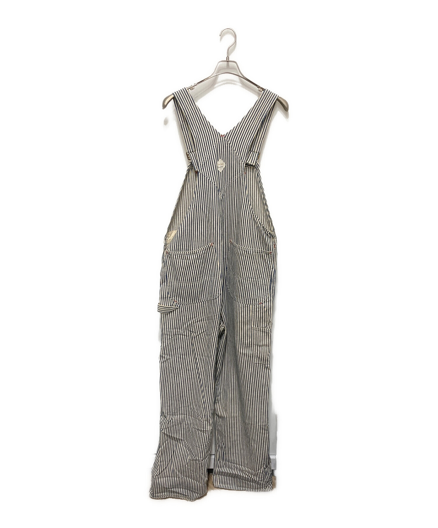 中古・古着通販】big mac (ビッグマック) ヒッコリーオーバーオール