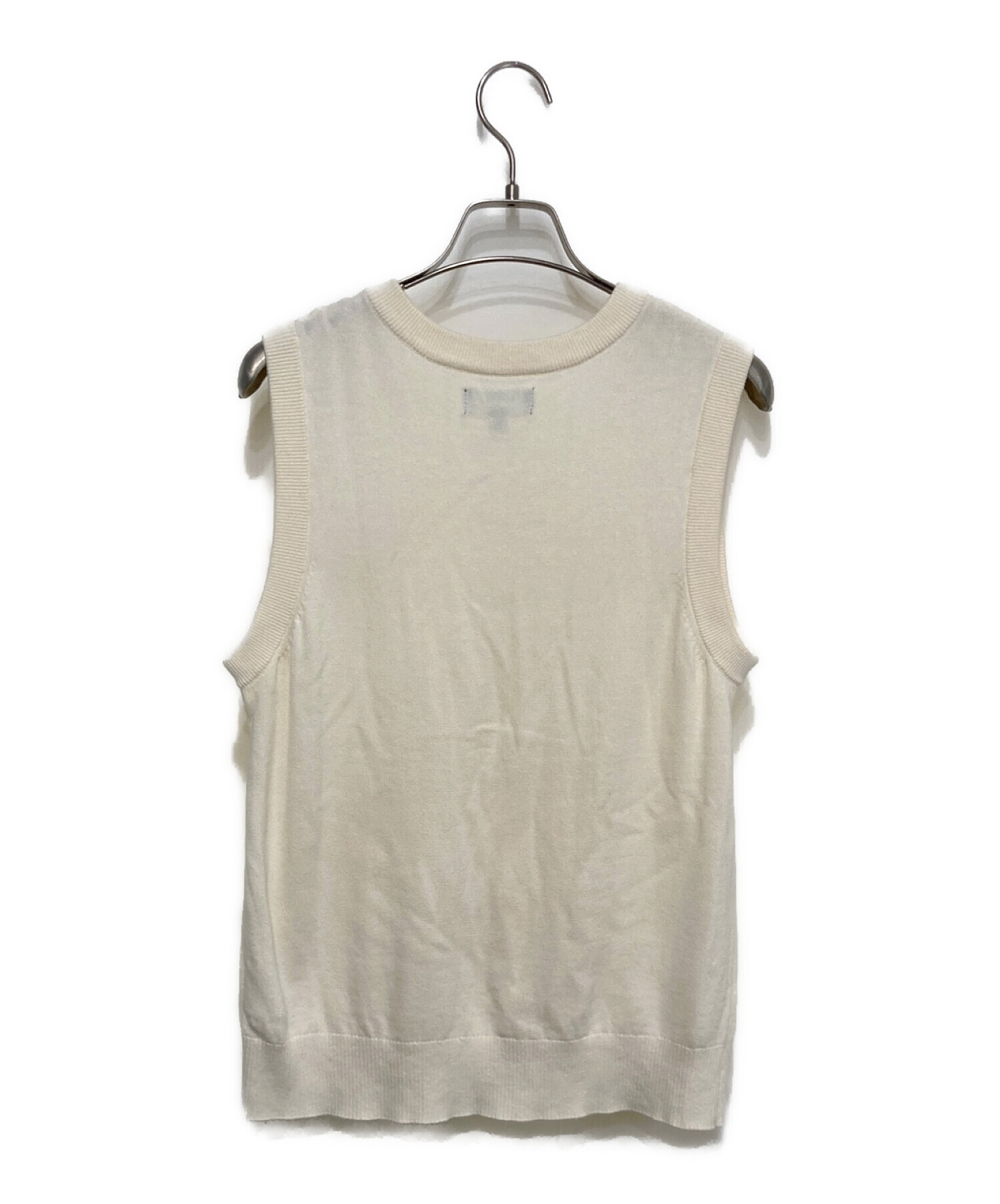 stussy 21AW ニットベストM Stussy Knit Vest in Light Cream ステューシー ニットベスト (STUSSY
