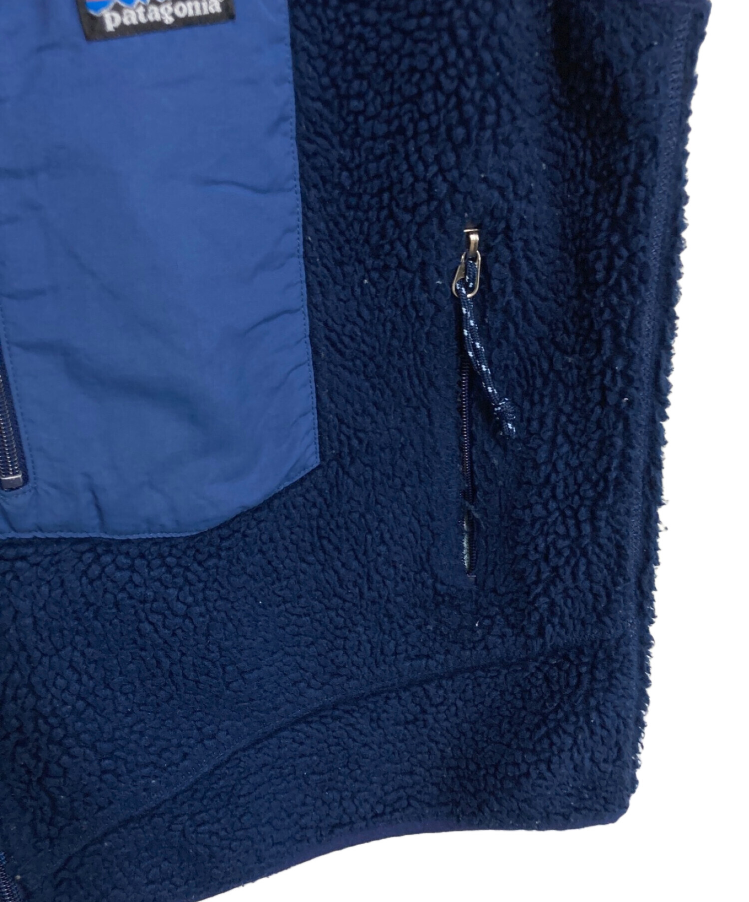【USA製】◎patagonia レトロX ベスト ディープパイル ネイビー Ｌ 1996年製 USA製 