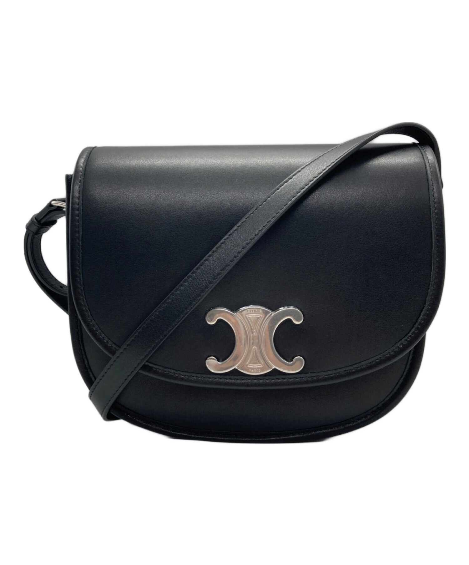 中古・古着通販】CELINE (セリーヌ) Medium besace ブラック｜ブランド