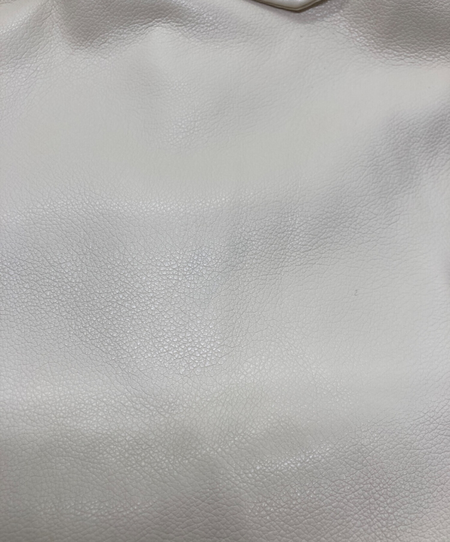 中古・古着通販】Jakke (ジャッキー) フェイクレザーコート アイボリー 