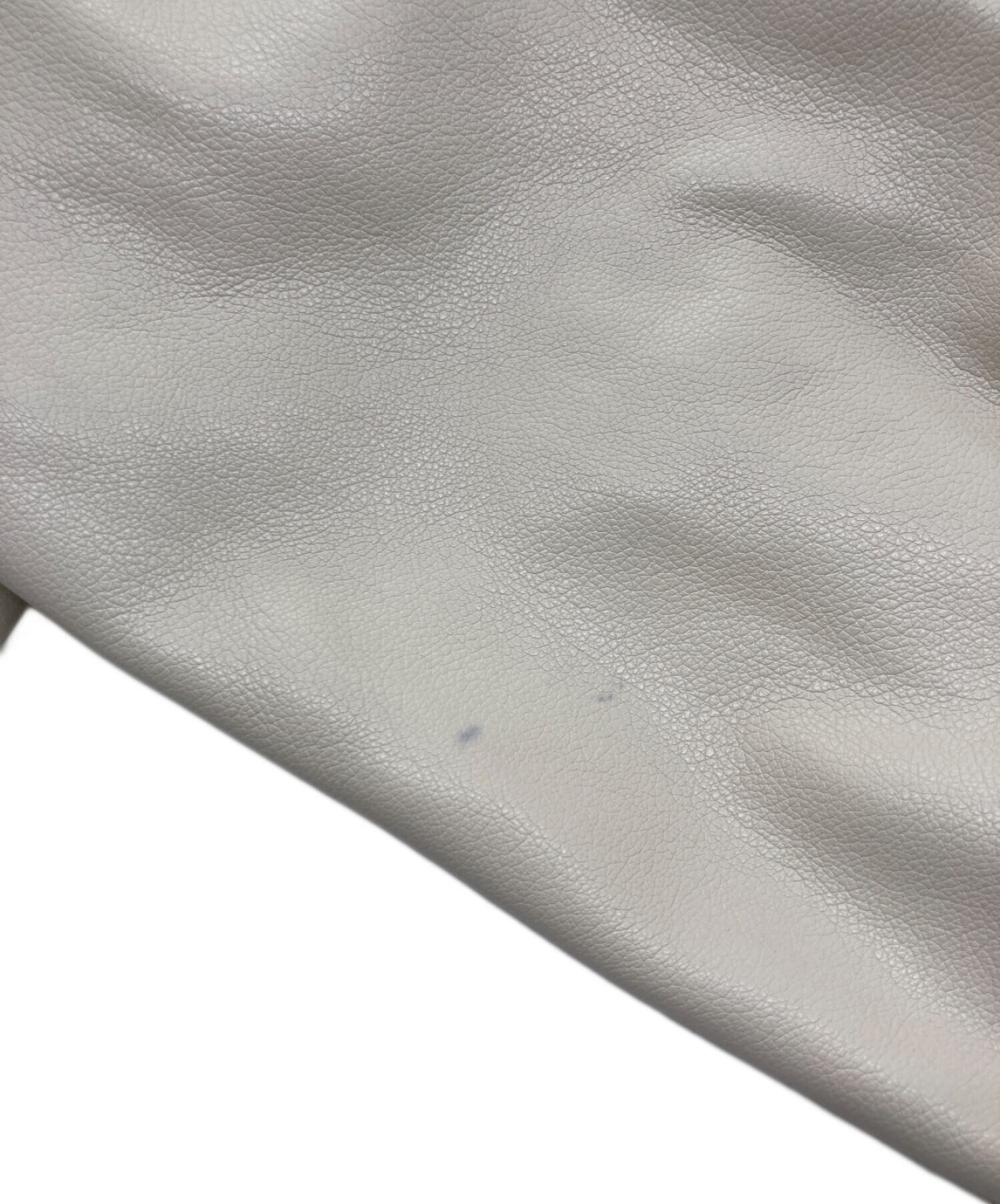 中古・古着通販】Jakke (ジャッキー) フェイクレザーコート アイボリー 