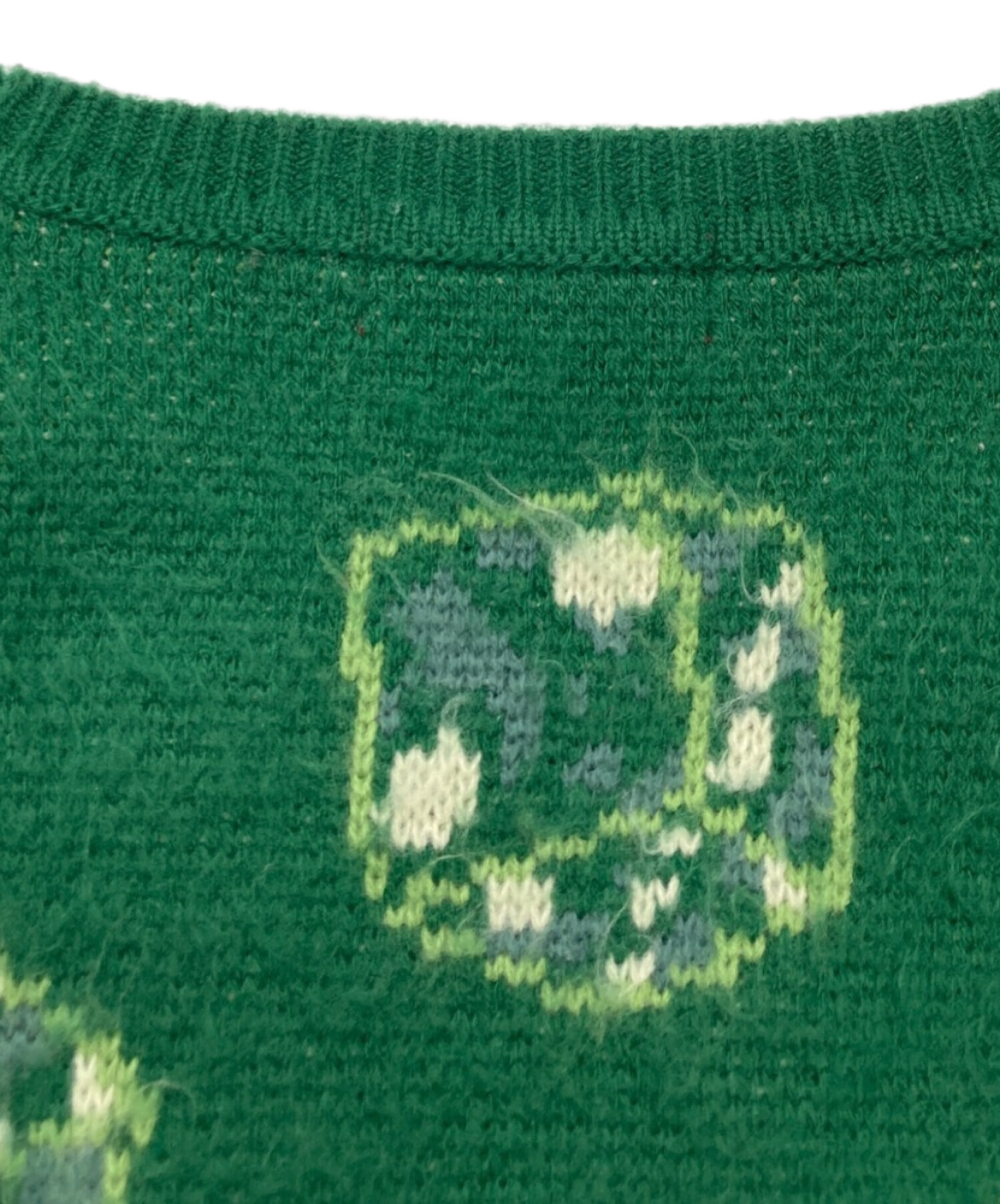 supremeダイスセーター グリーン