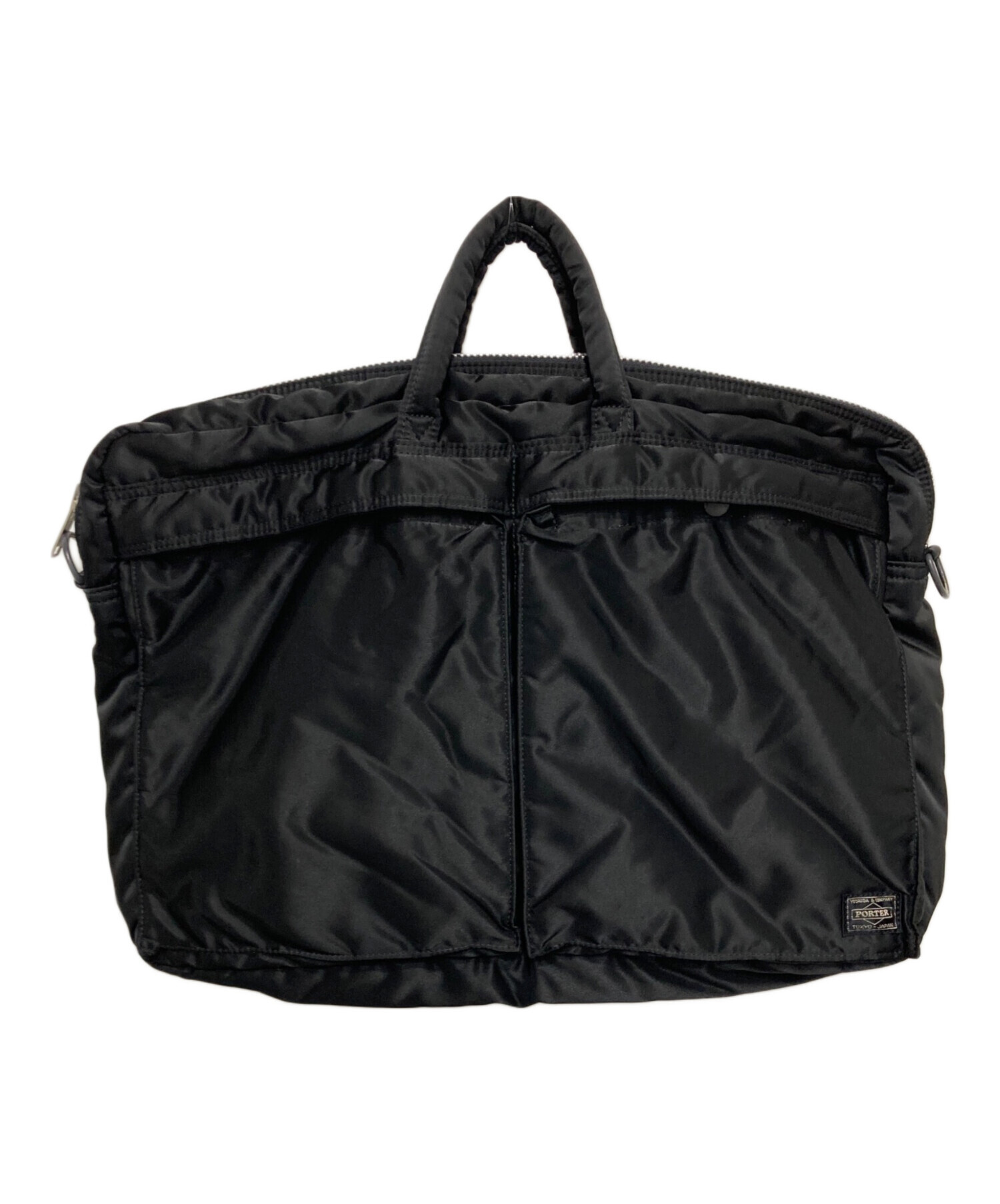 中古・古着通販】PORTER (ポーター) 2WAYブリーフケース ブラック