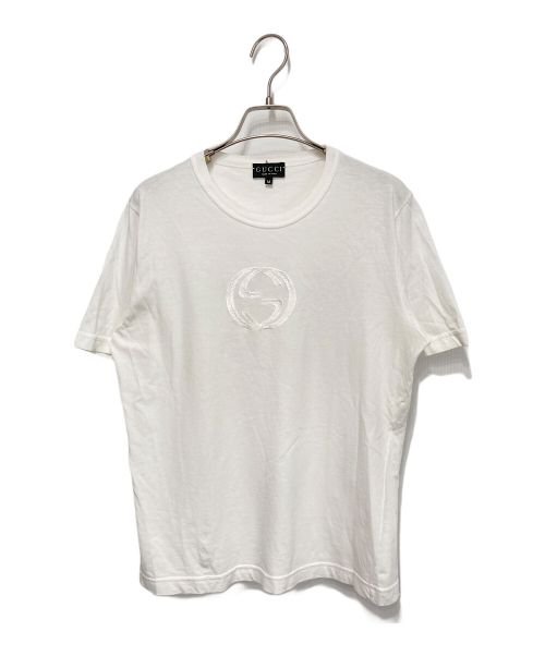 GUCCI インターロッキング GG Tシャツ 未使用 中古・古着通販】GUCCI (グッチ) GGインターロッキングロゴ刺繍Tシャツ