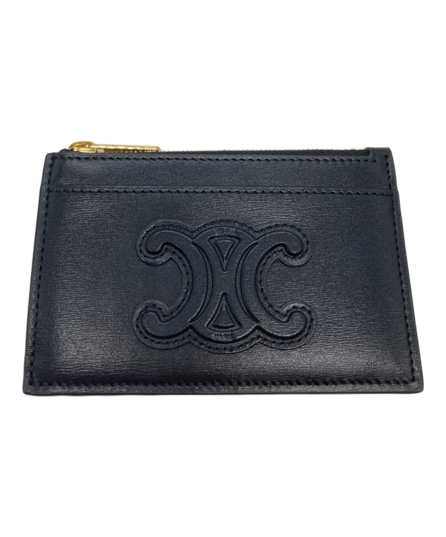 中古・古着通販】CELINE (セリーヌ) トリオンフ ジップカードホルダー