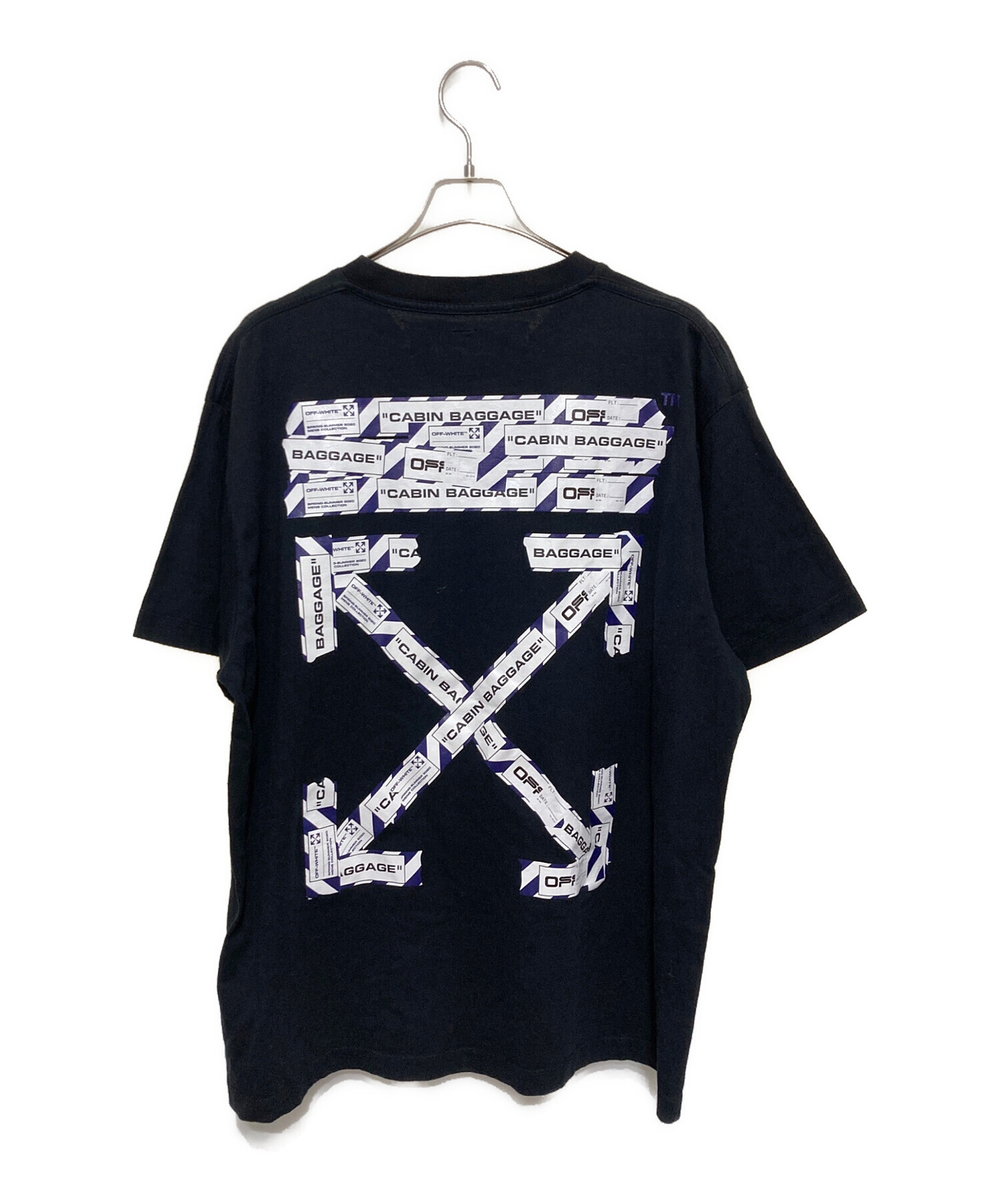 中古・古着通販】OFFWHITE (オフホワイト) エアポートテープビッグT