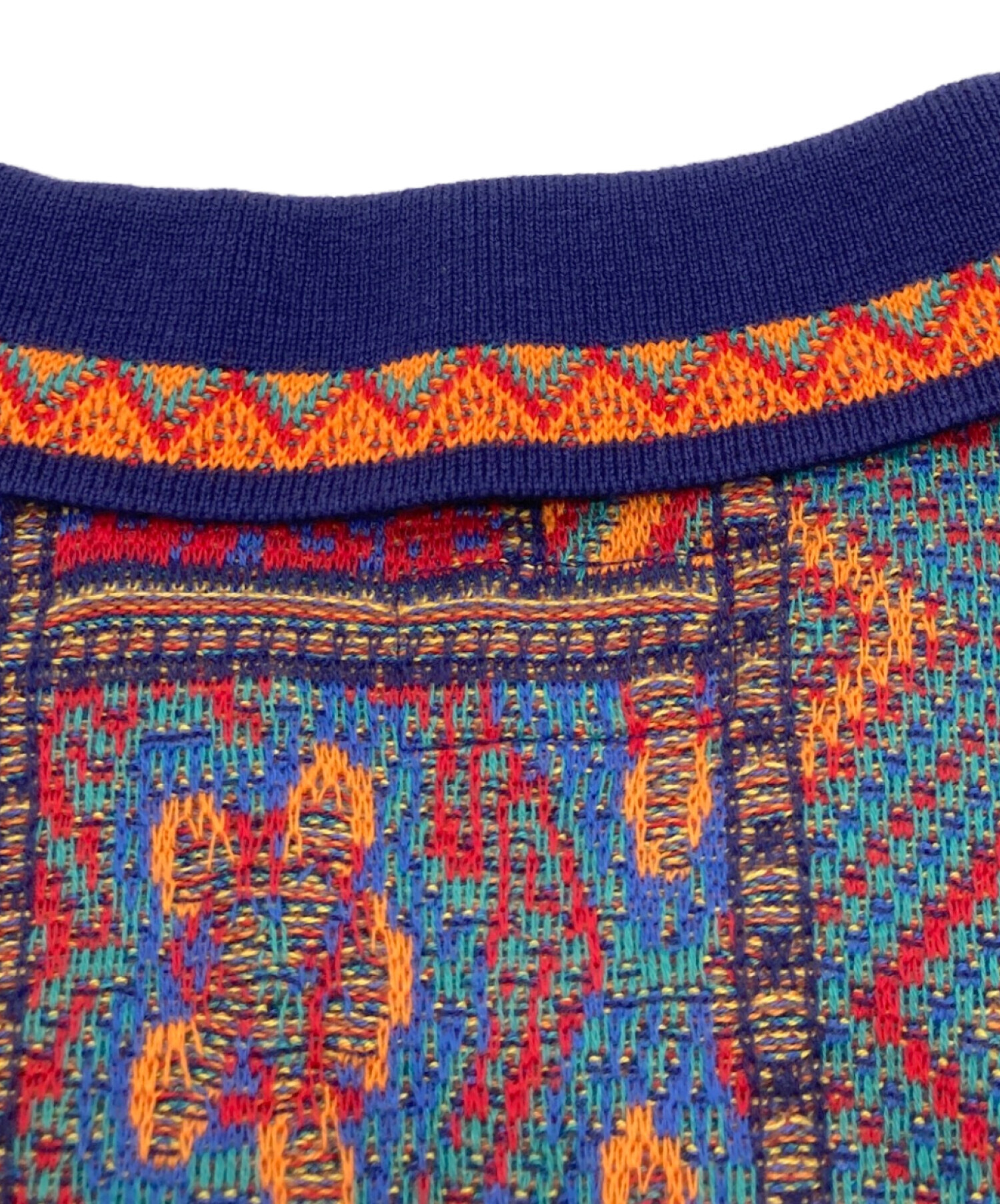 Supreme ポロシャツ Mサイズ　patchwork knit Supreme Patchwork Knit Zip Up Polo シュプリーム ニット