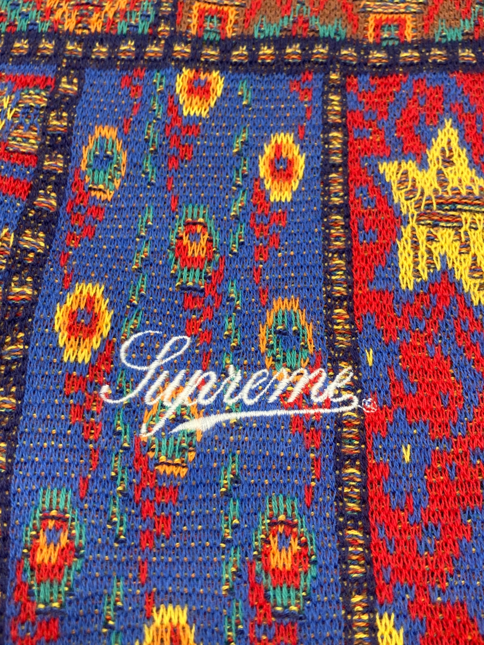 中古・古着通販】SUPREME (シュプリーム) パッチワークニット ジップ