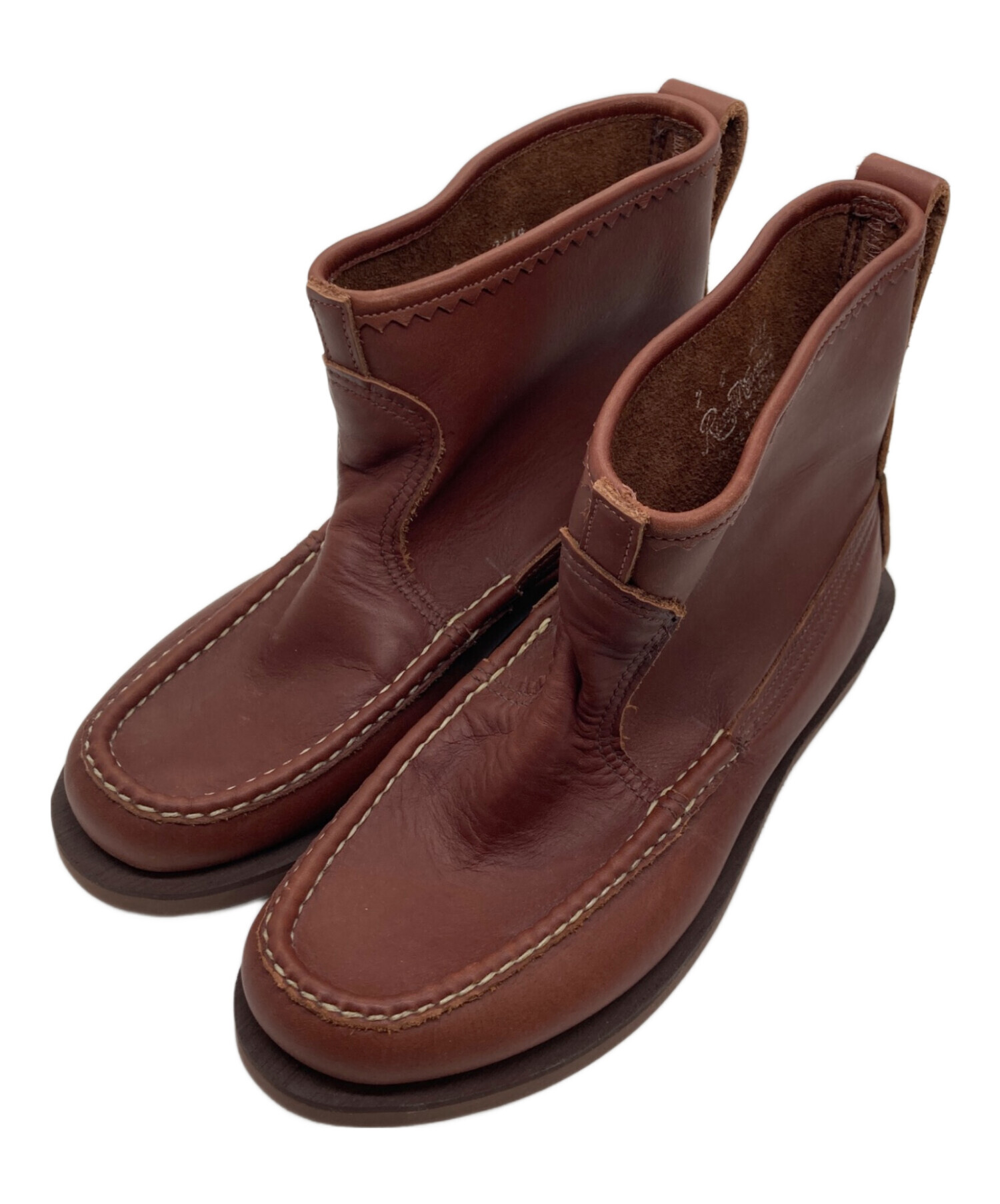 ラッセルモカシン　ブラウンレザーブーツ RUSSELL MOCCASIN ラッセルモカシン 2792 vibram ビブラム