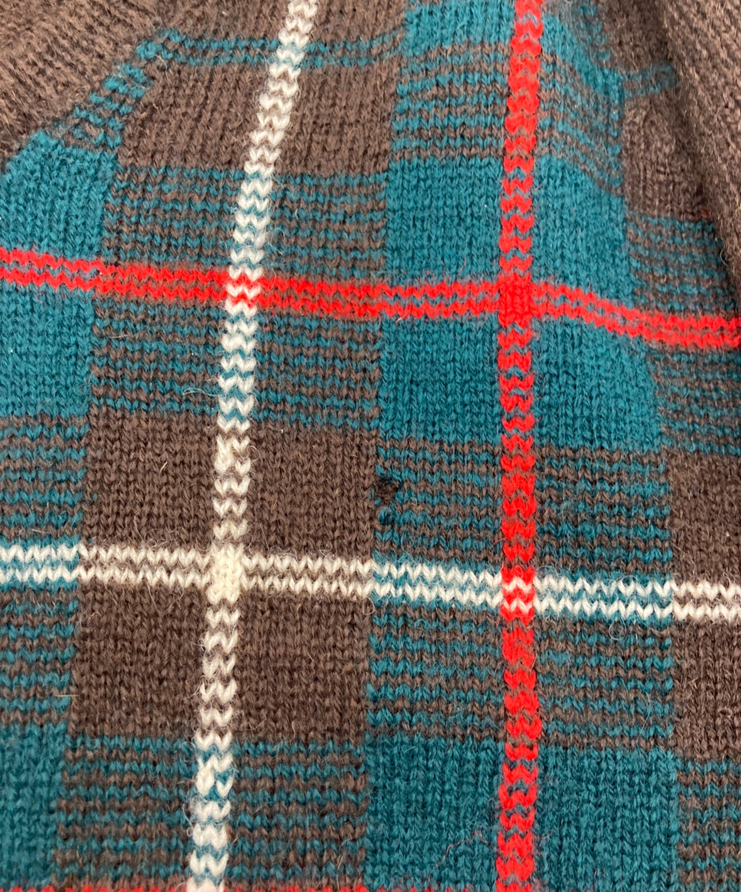 中古・古着通販】CORGI (コーギ) Vネックニット マルチカラー サイズ