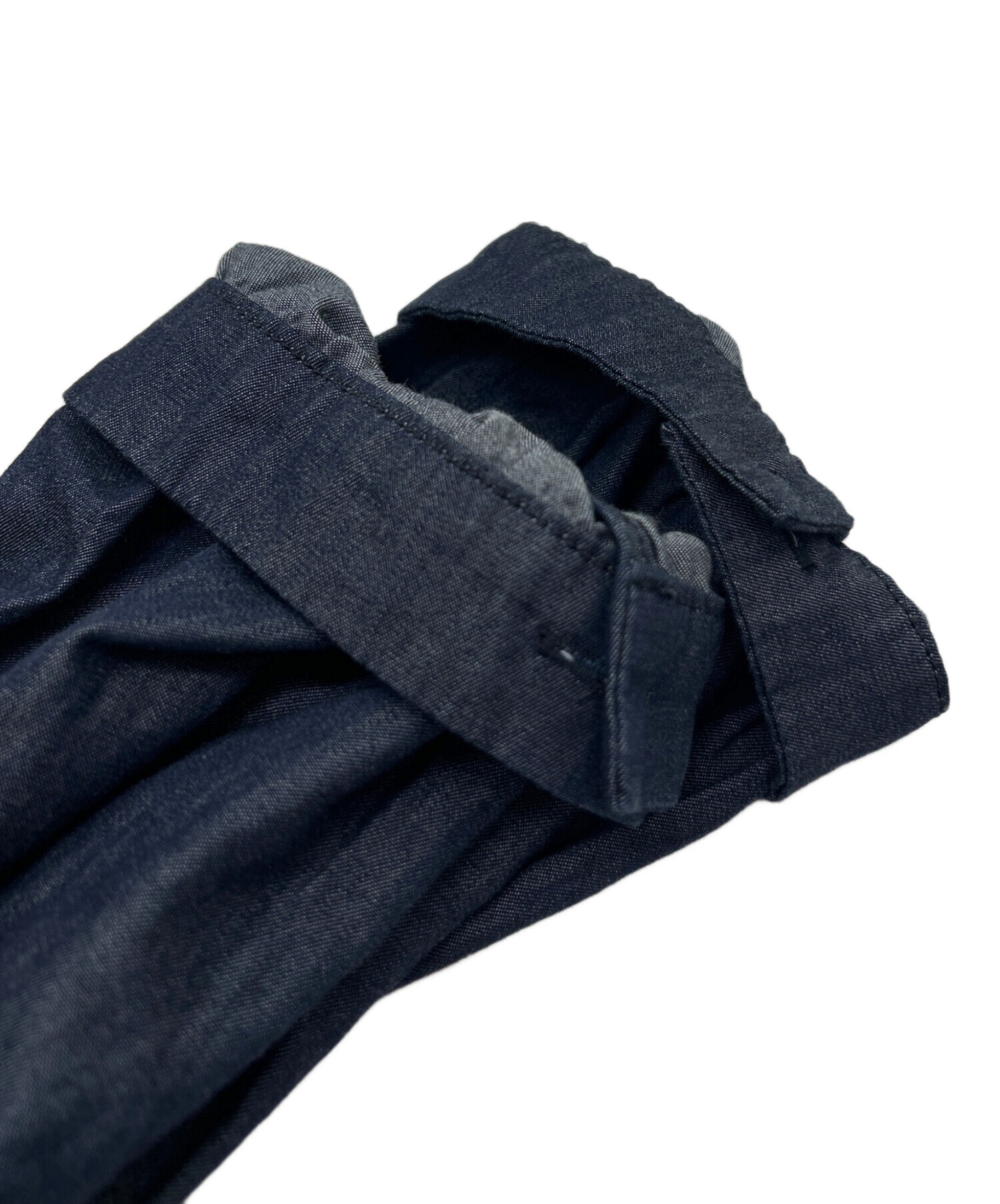 A.P.C アーペーセー インディゴ デニム  フリルシャツ 34 中古・古着通販】A.P.C. (アーペーセー) フリルブラウス インディゴ