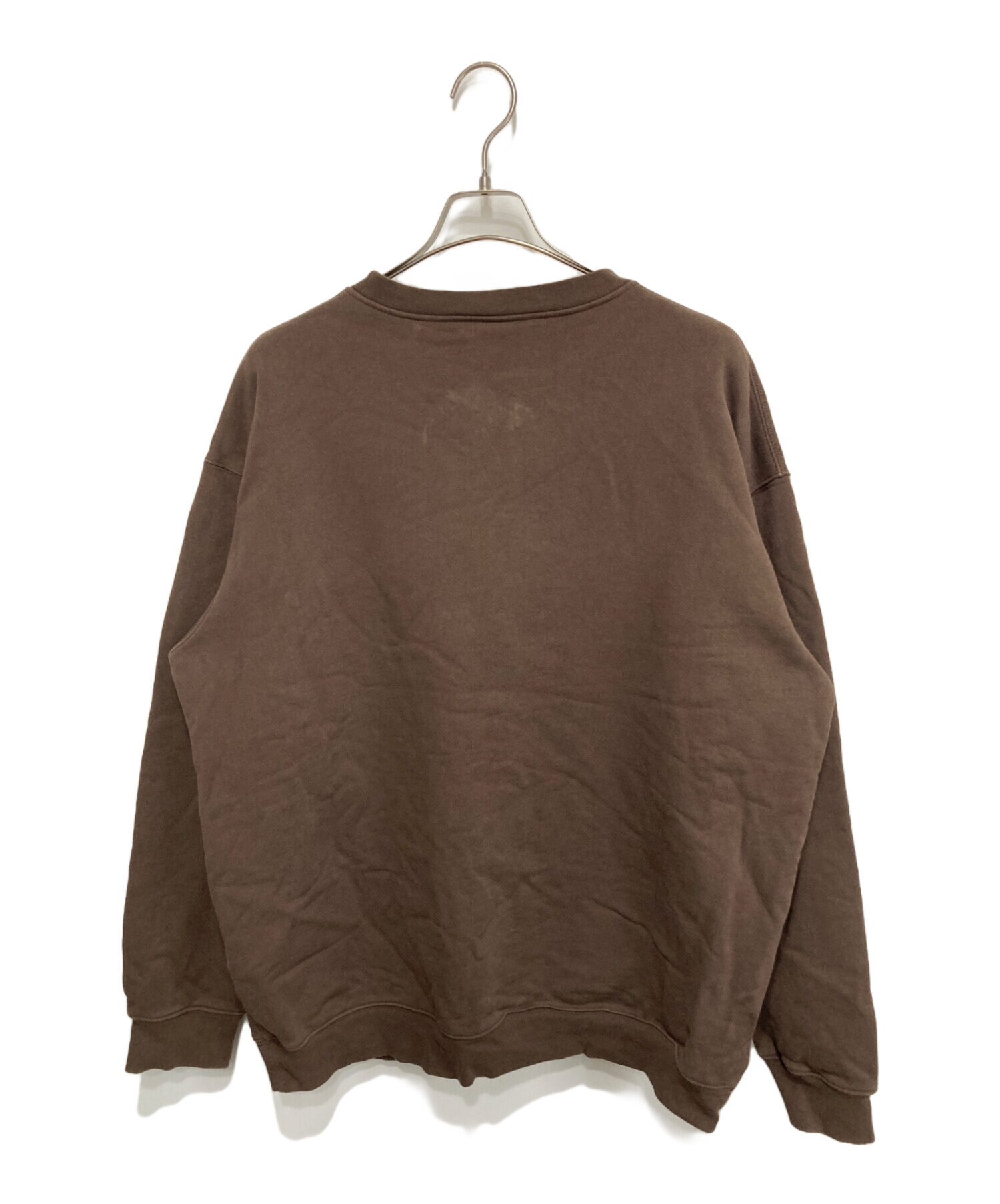 Dime crewneck sweater brown ダイム スウェット